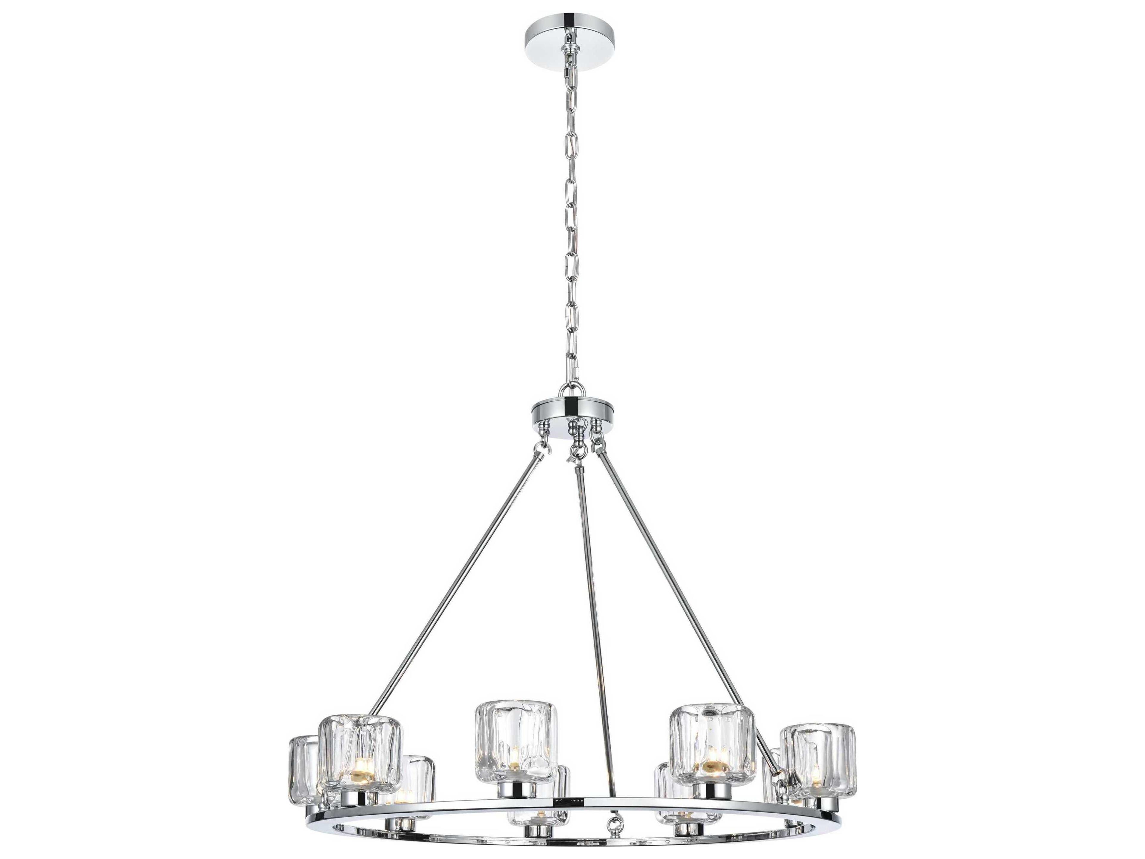 Cadence 9-Light Chrome Chandelier