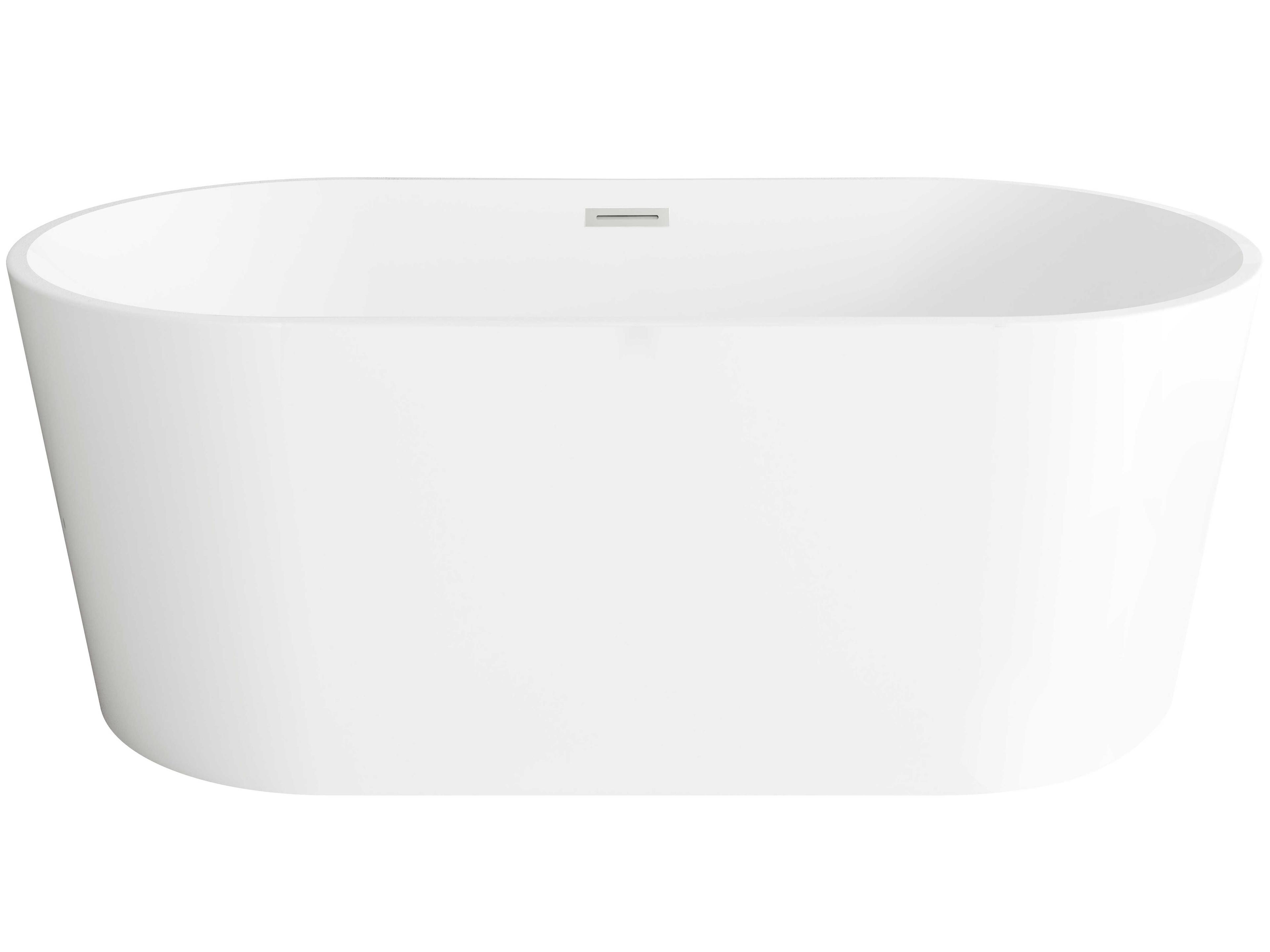 Elegant Lighting Springfield Glossy White Bathtub