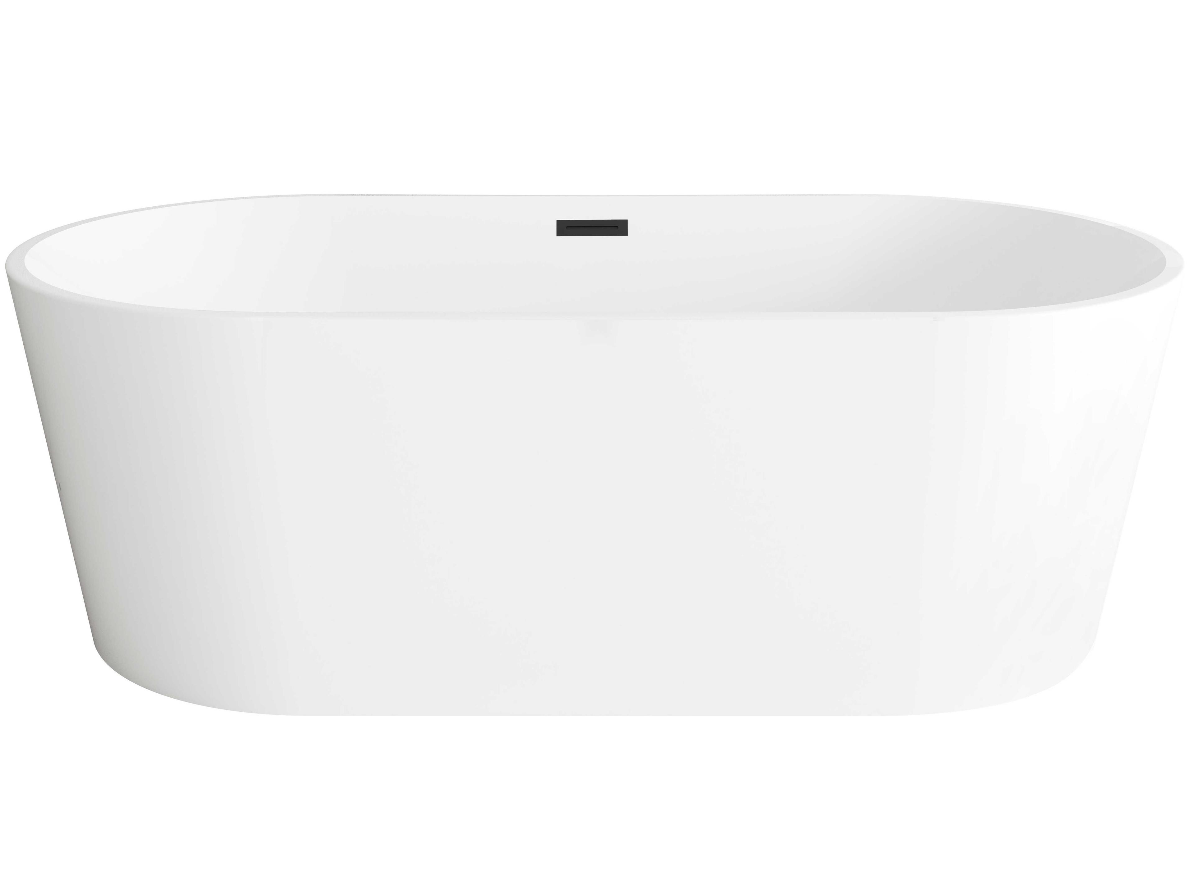 Elegant Lighting Springfield Glossy White Bathtub