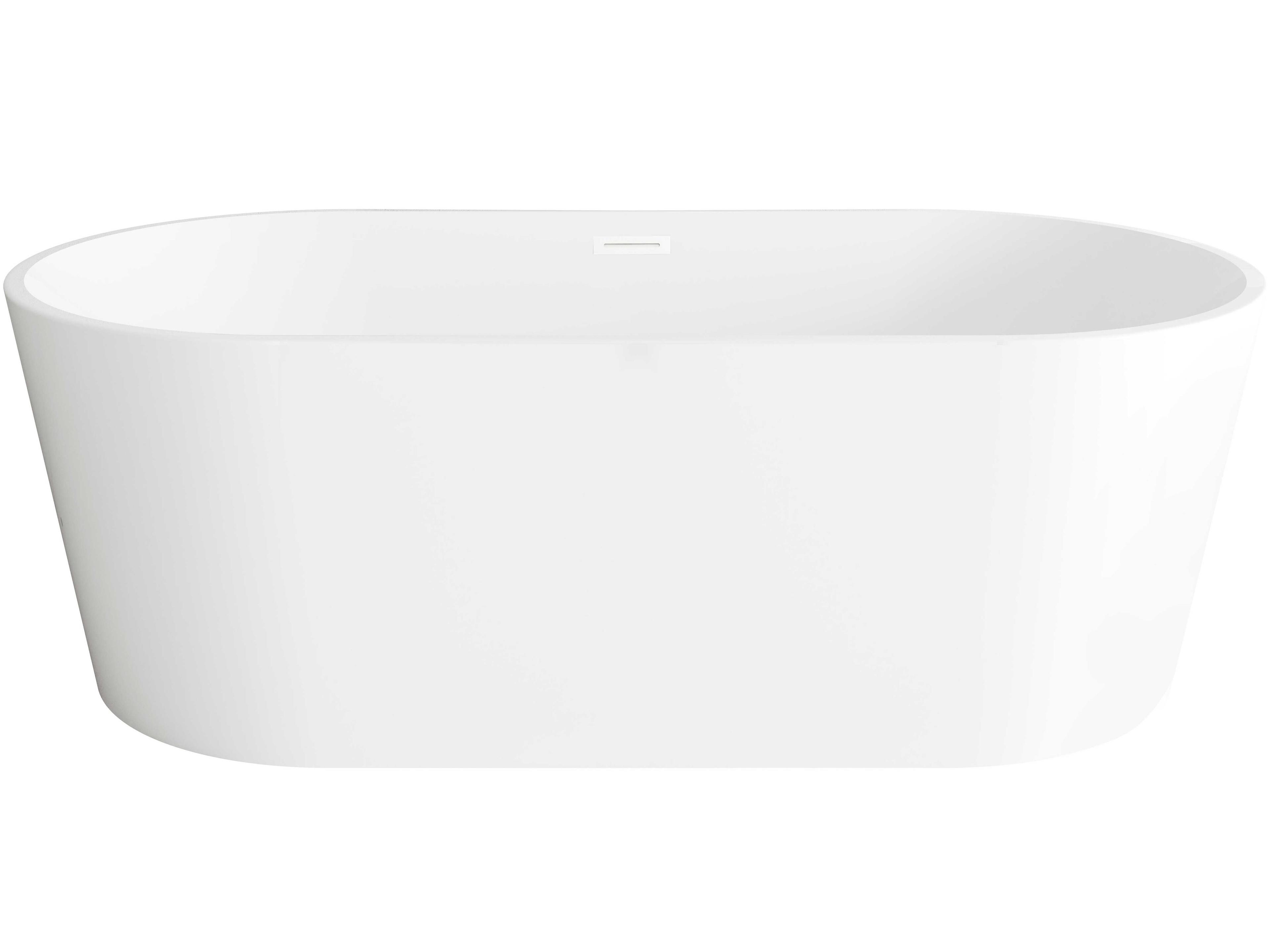Elegant Lighting Springfield Glossy White Bathtub