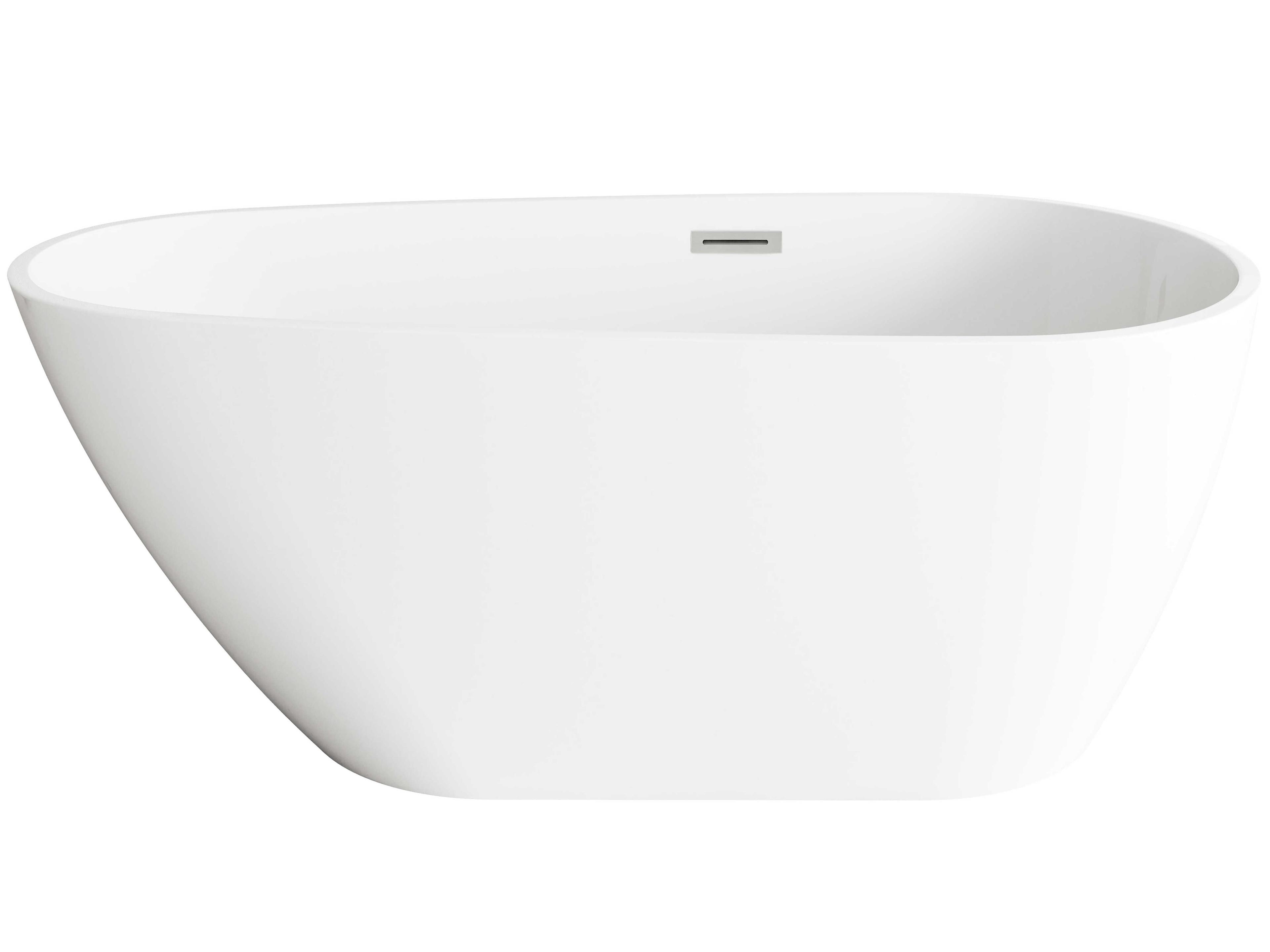 Elegant Lighting Clinton Glossy White Bathtub