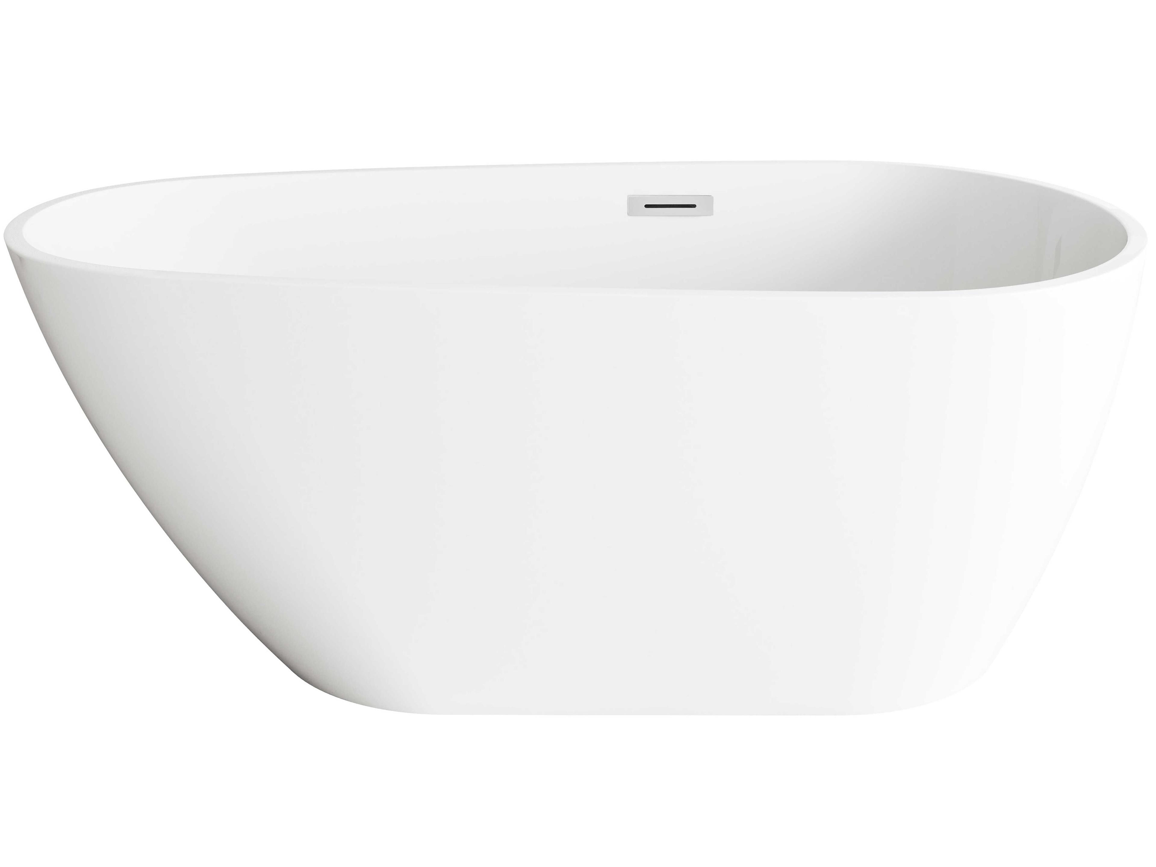 Elegant Lighting Clinton Glossy White Bathtub