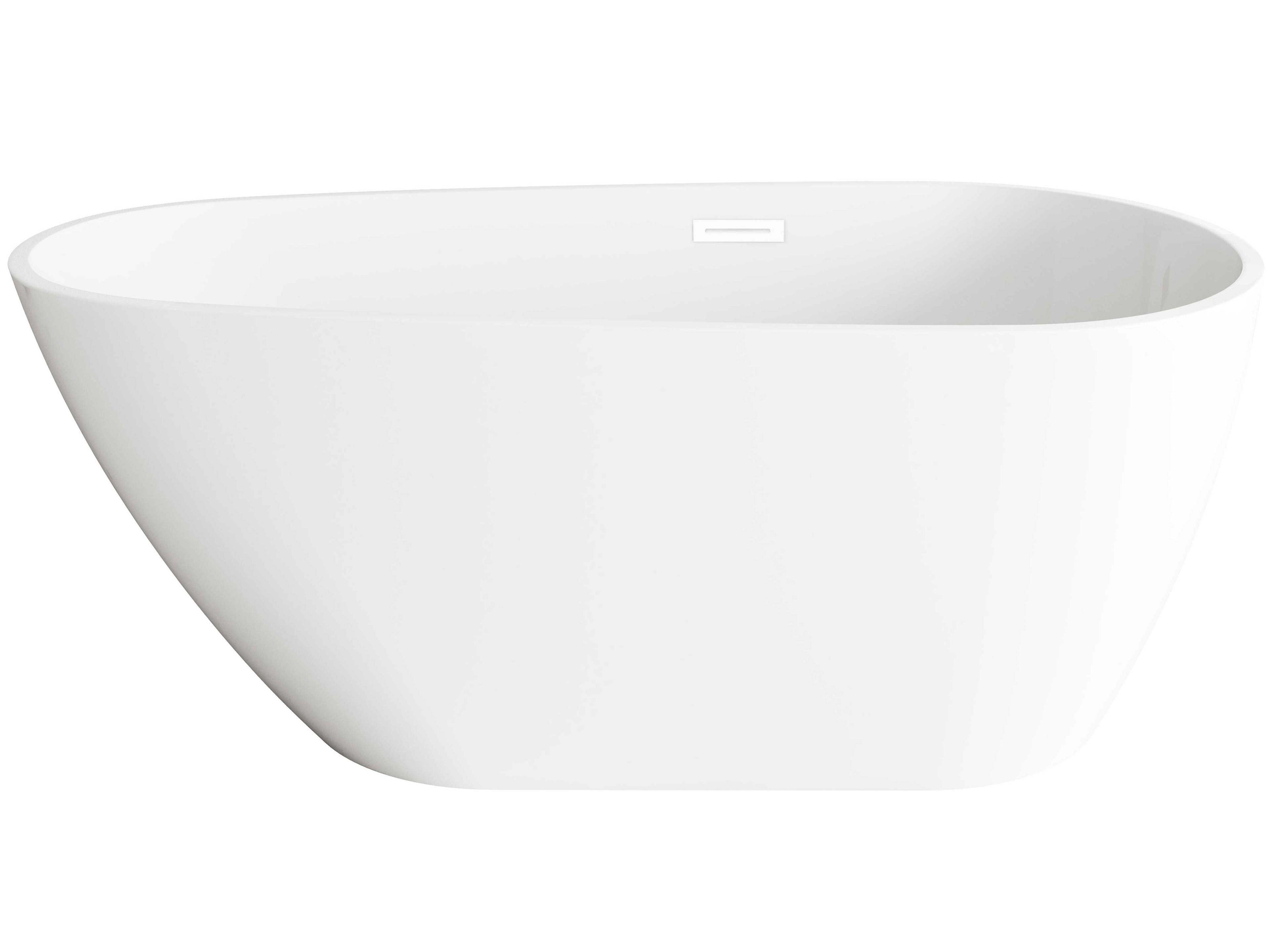 Elegant Lighting Clinton Glossy White Bathtub