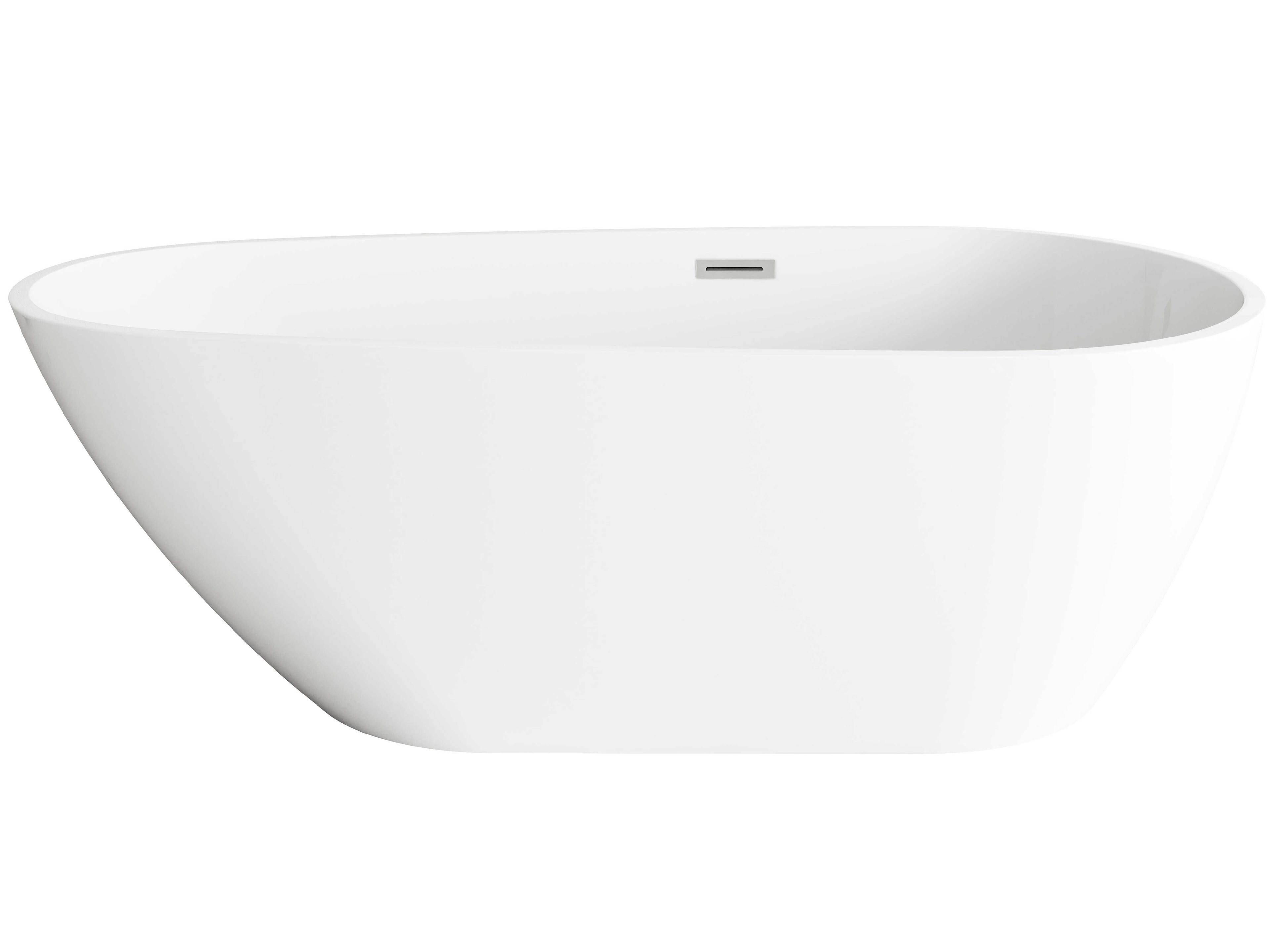 Elegant Lighting Clinton Glossy White Bathtub