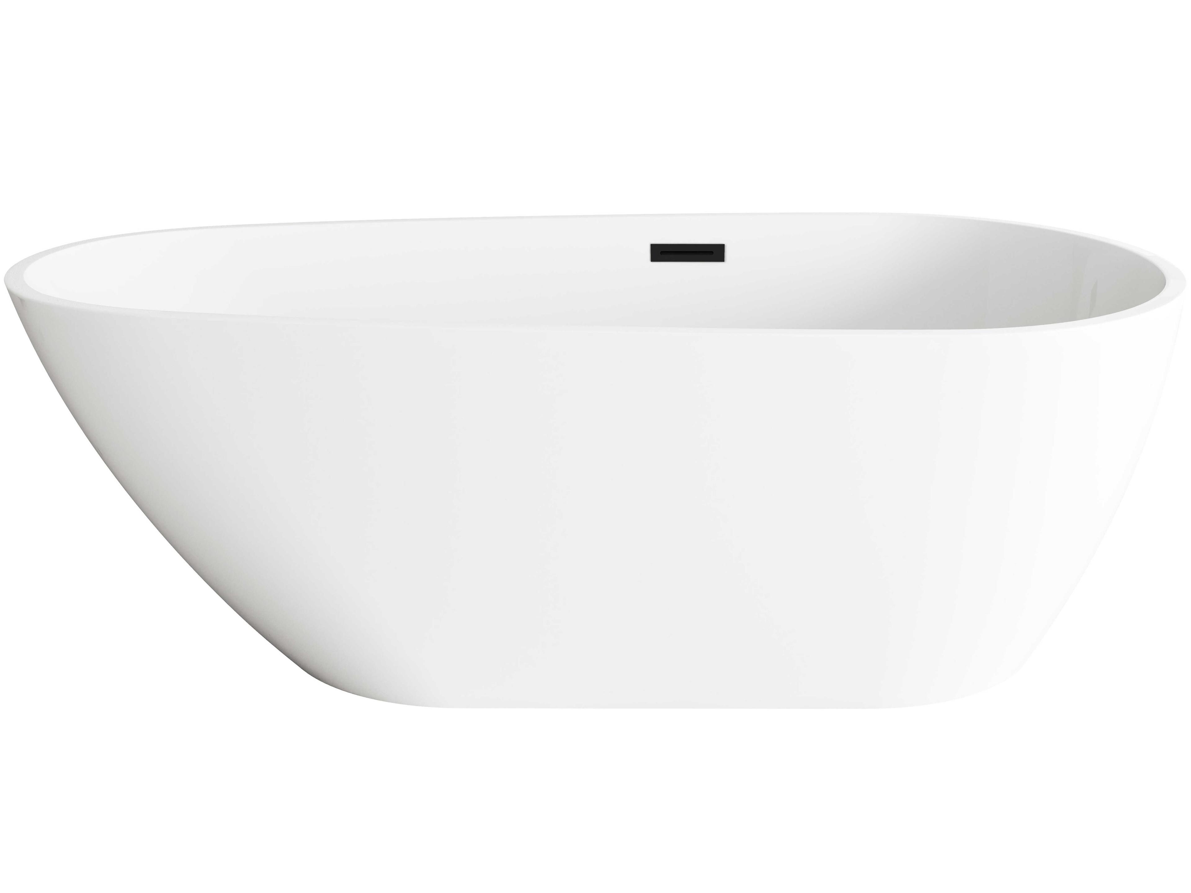 Elegant Lighting Clinton Glossy White Bathtub