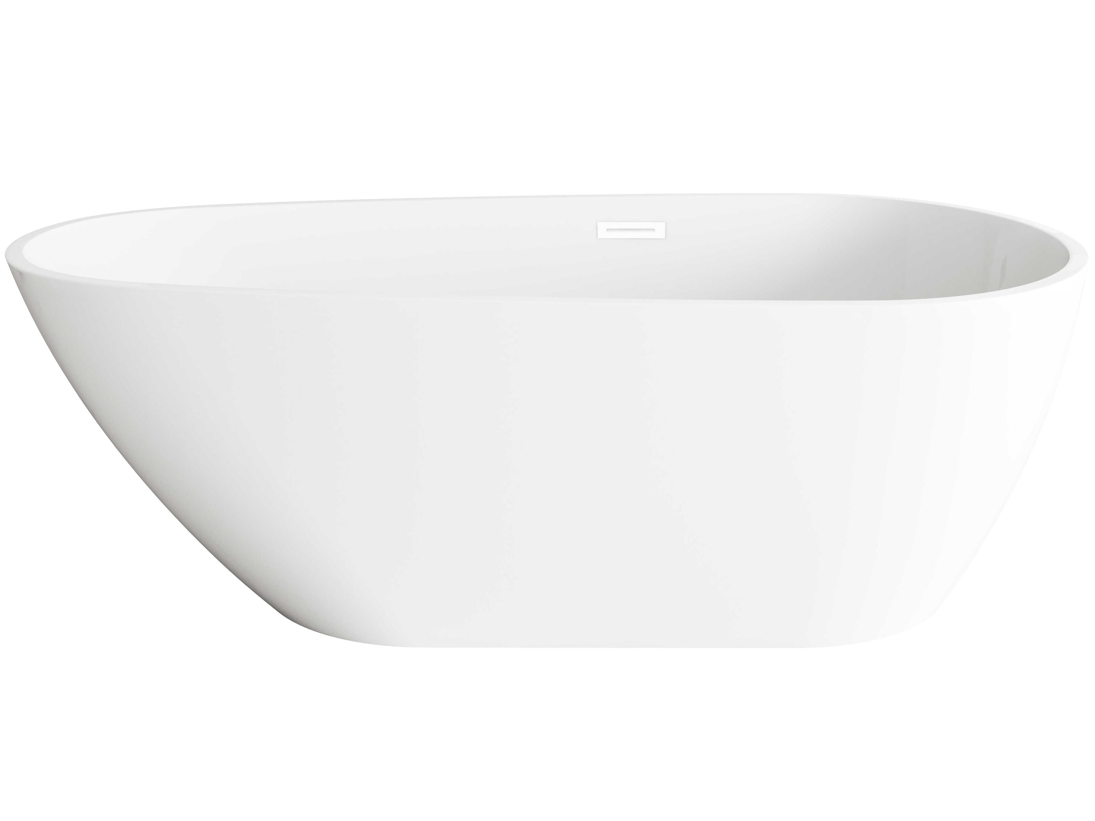 Elegant Lighting Clinton Glossy White Bathtub