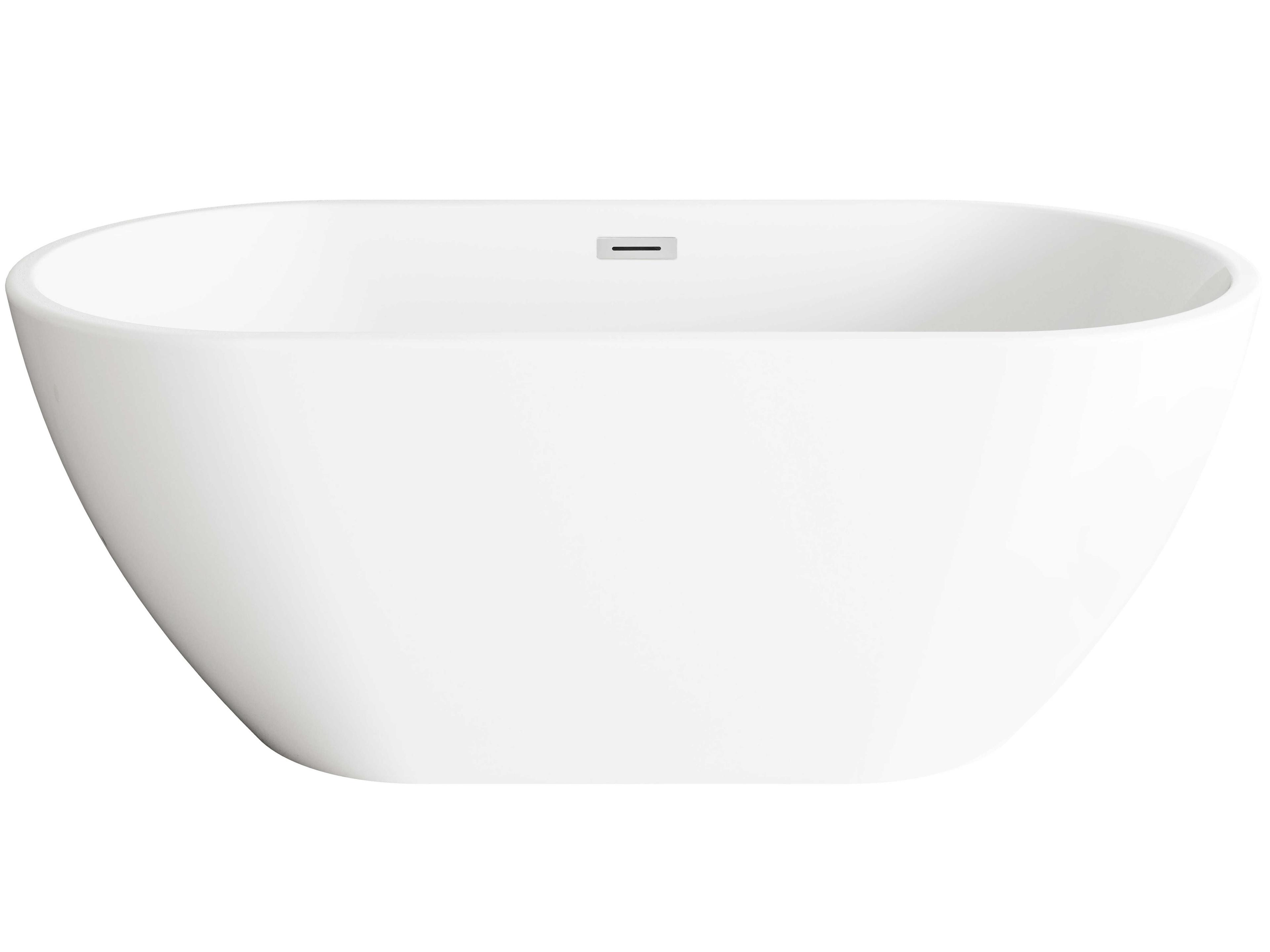Elegant Lighting Fairview Glossy White Bathtub