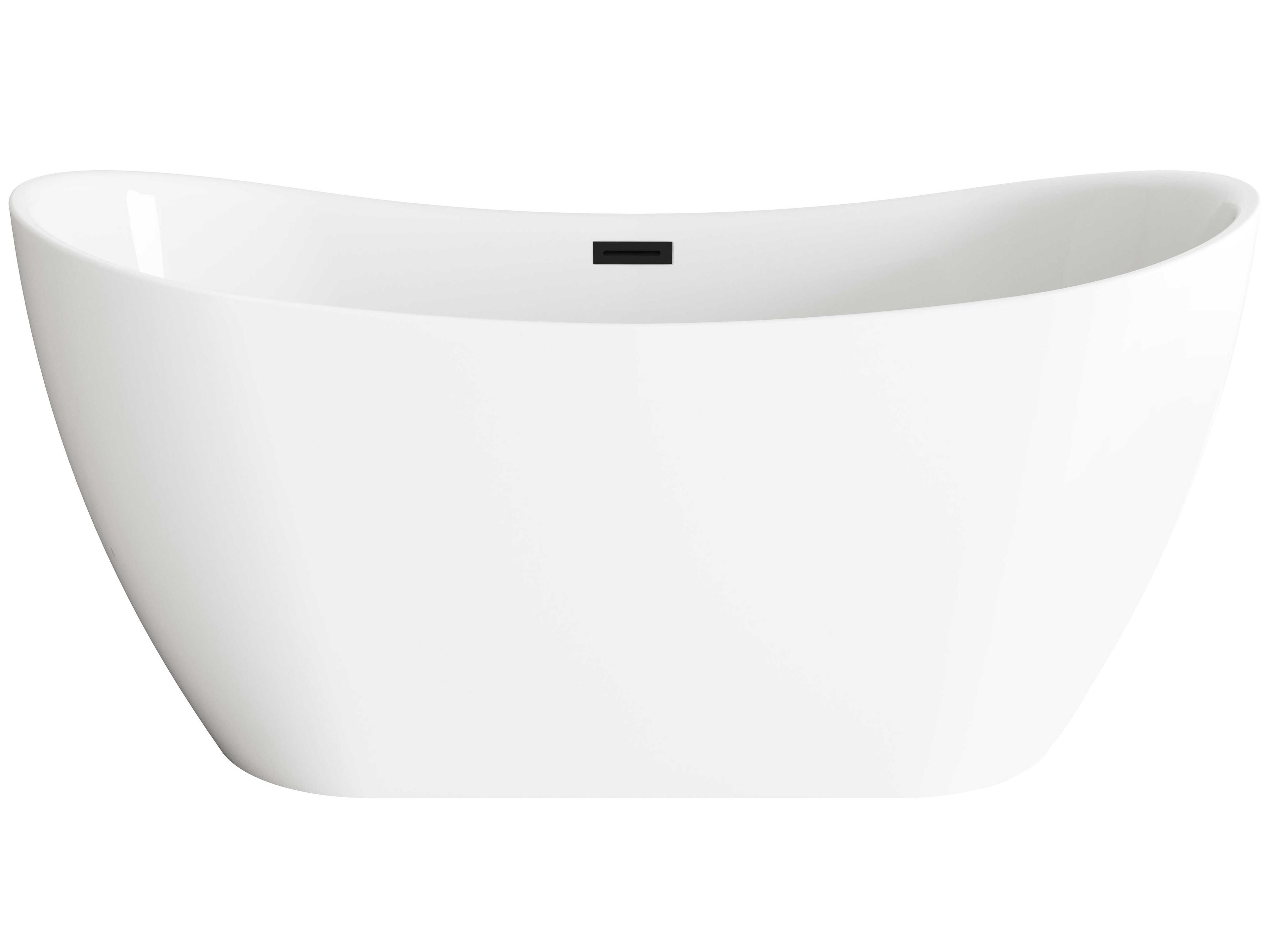 Elegant Lighting Bristol Glossy White Bathtub