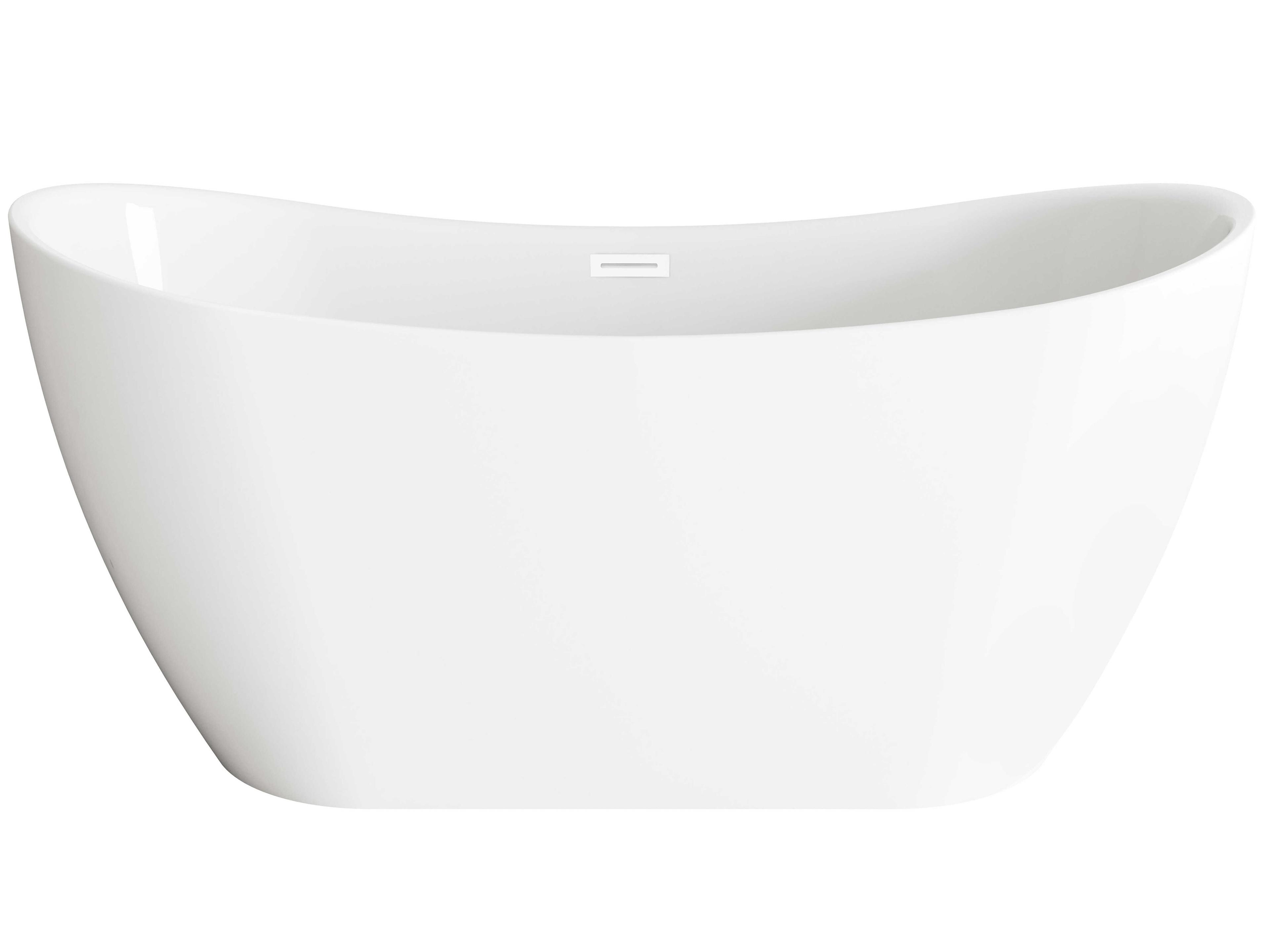 Elegant Lighting Bristol Glossy White Bathtub