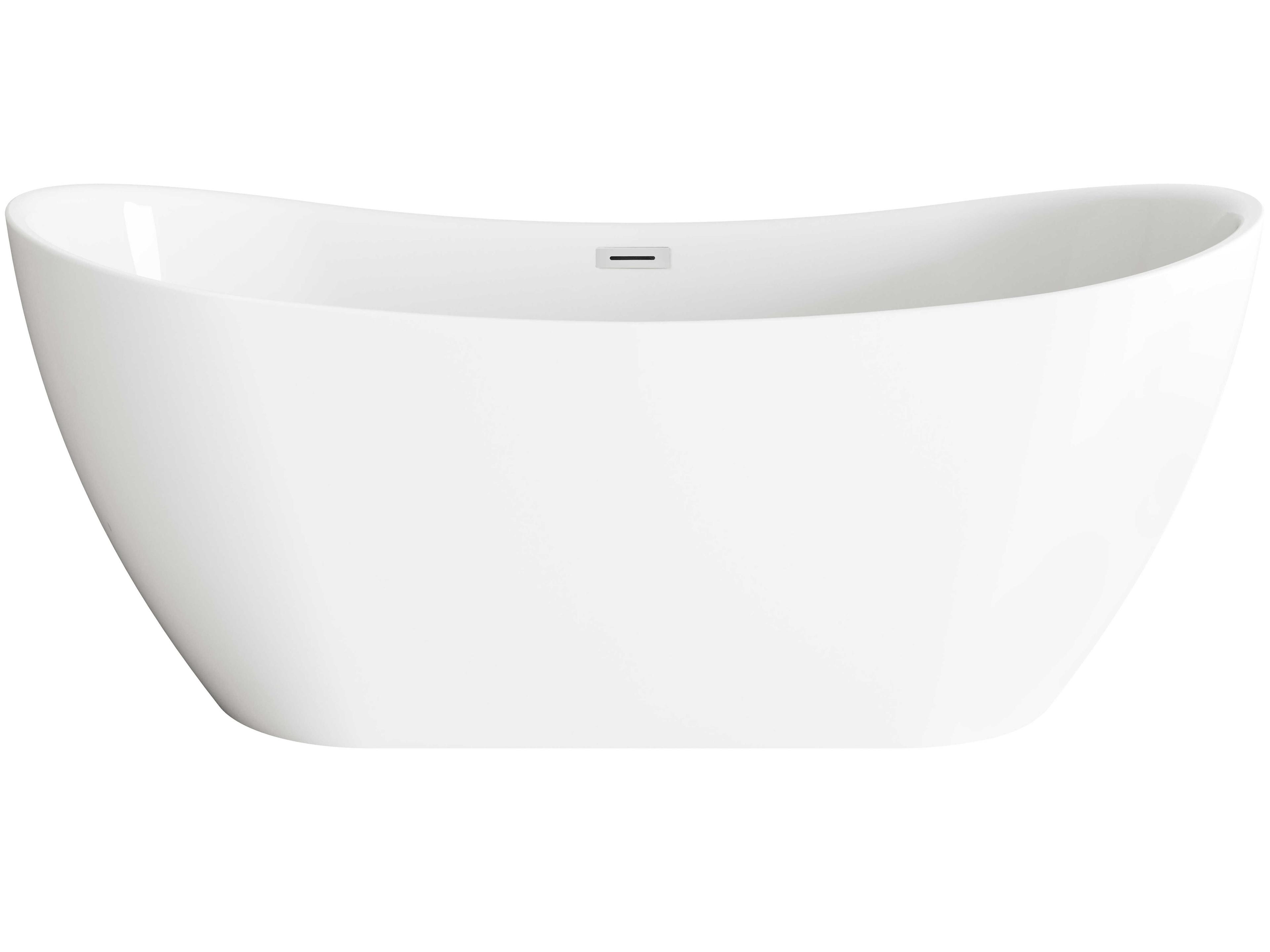 Elegant Lighting Bristol Glossy White Bathtub