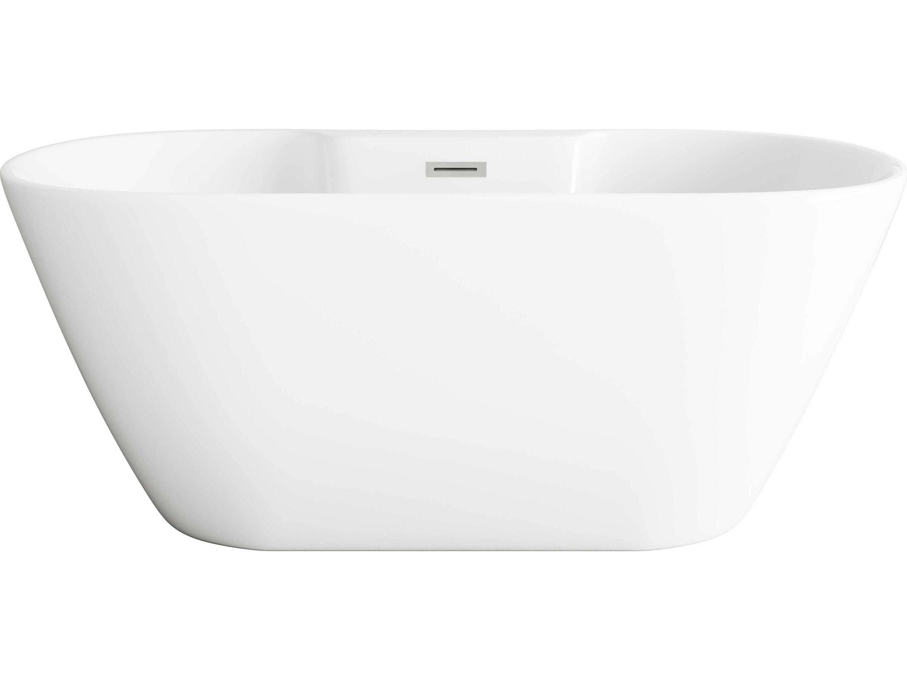 Elegant Lighting Landon Glossy White Bathtub
