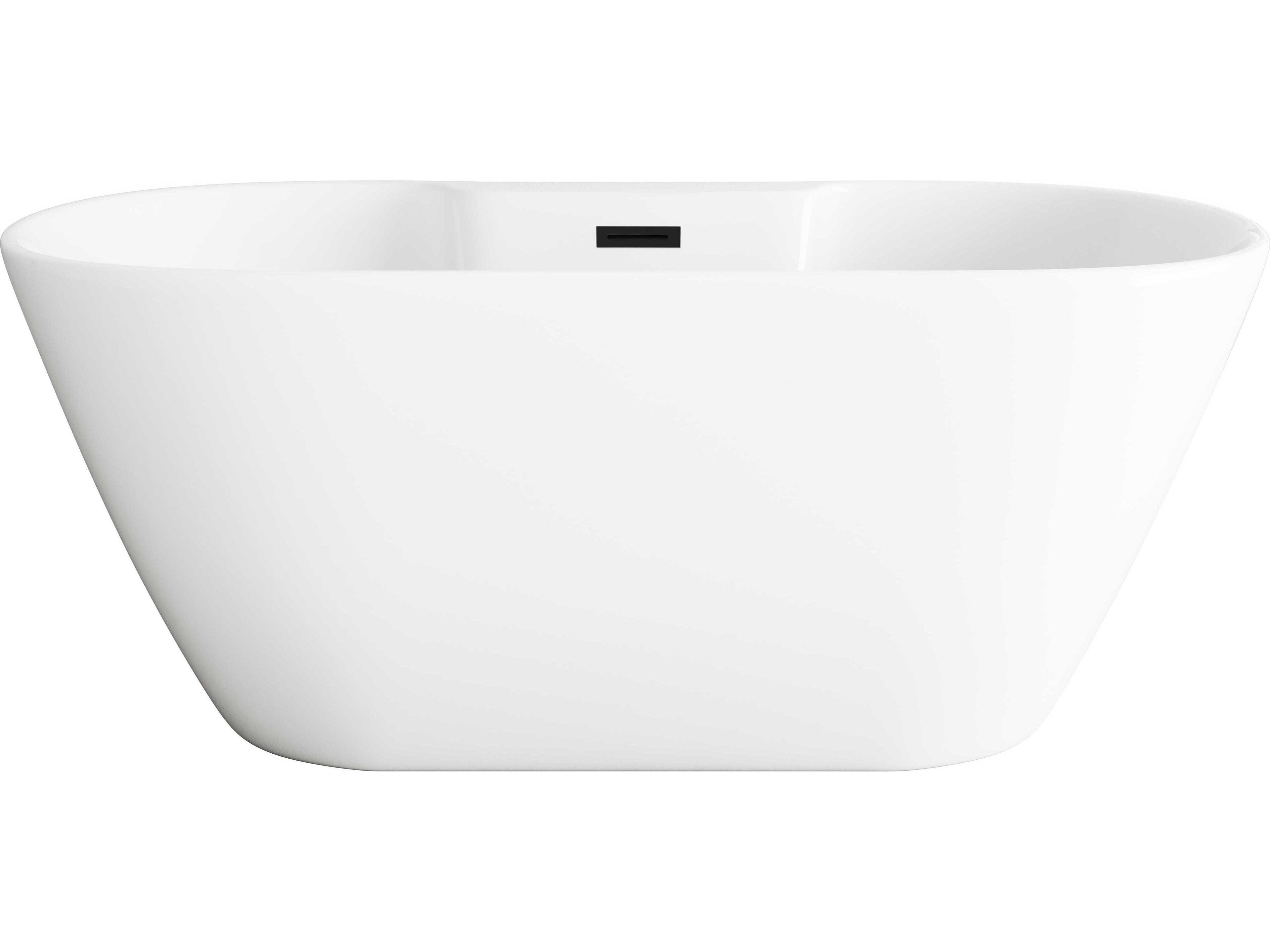 Elegant Lighting Landon Glossy White Bathtub