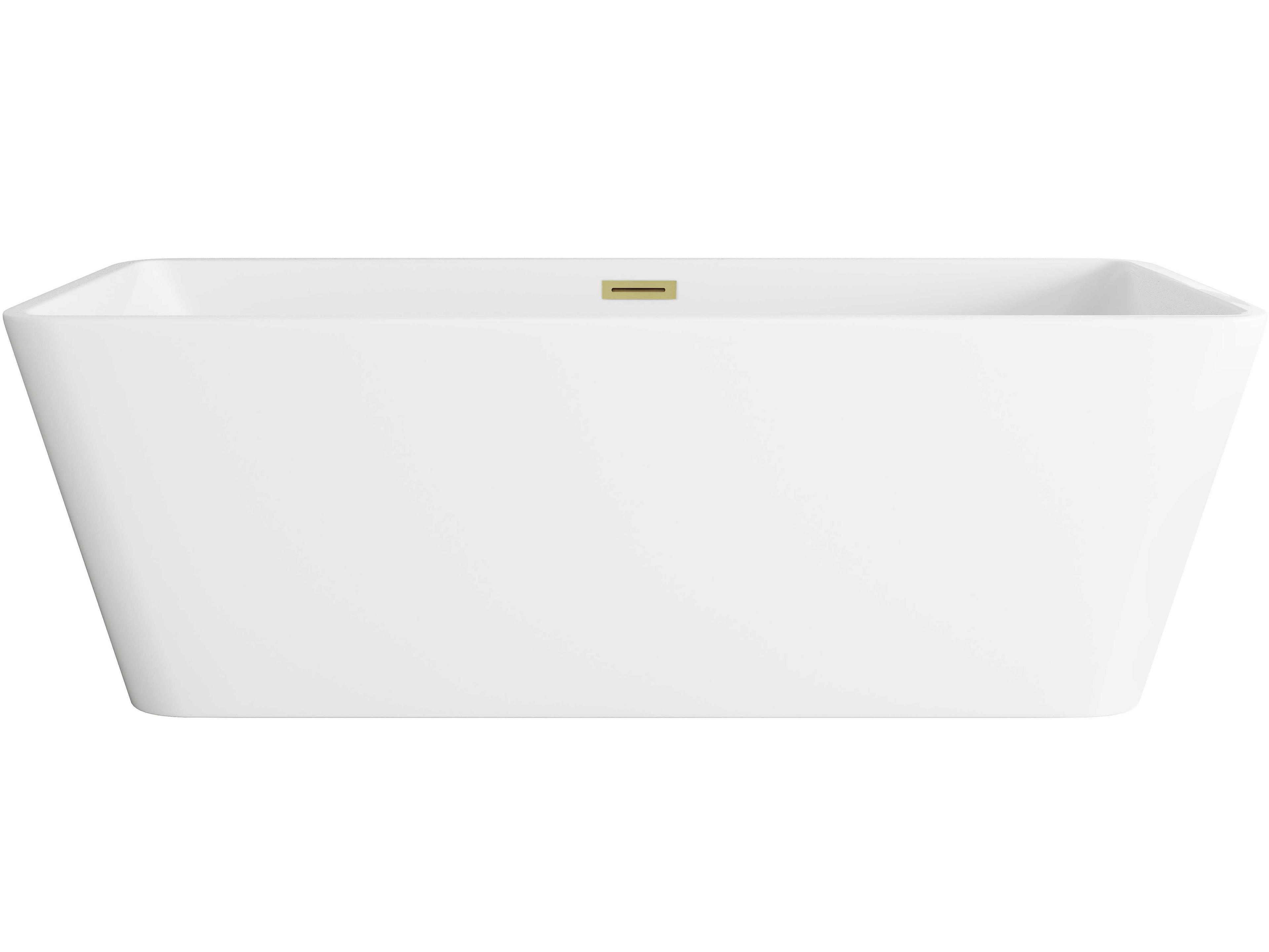 Jamison Glossy White Bathtub