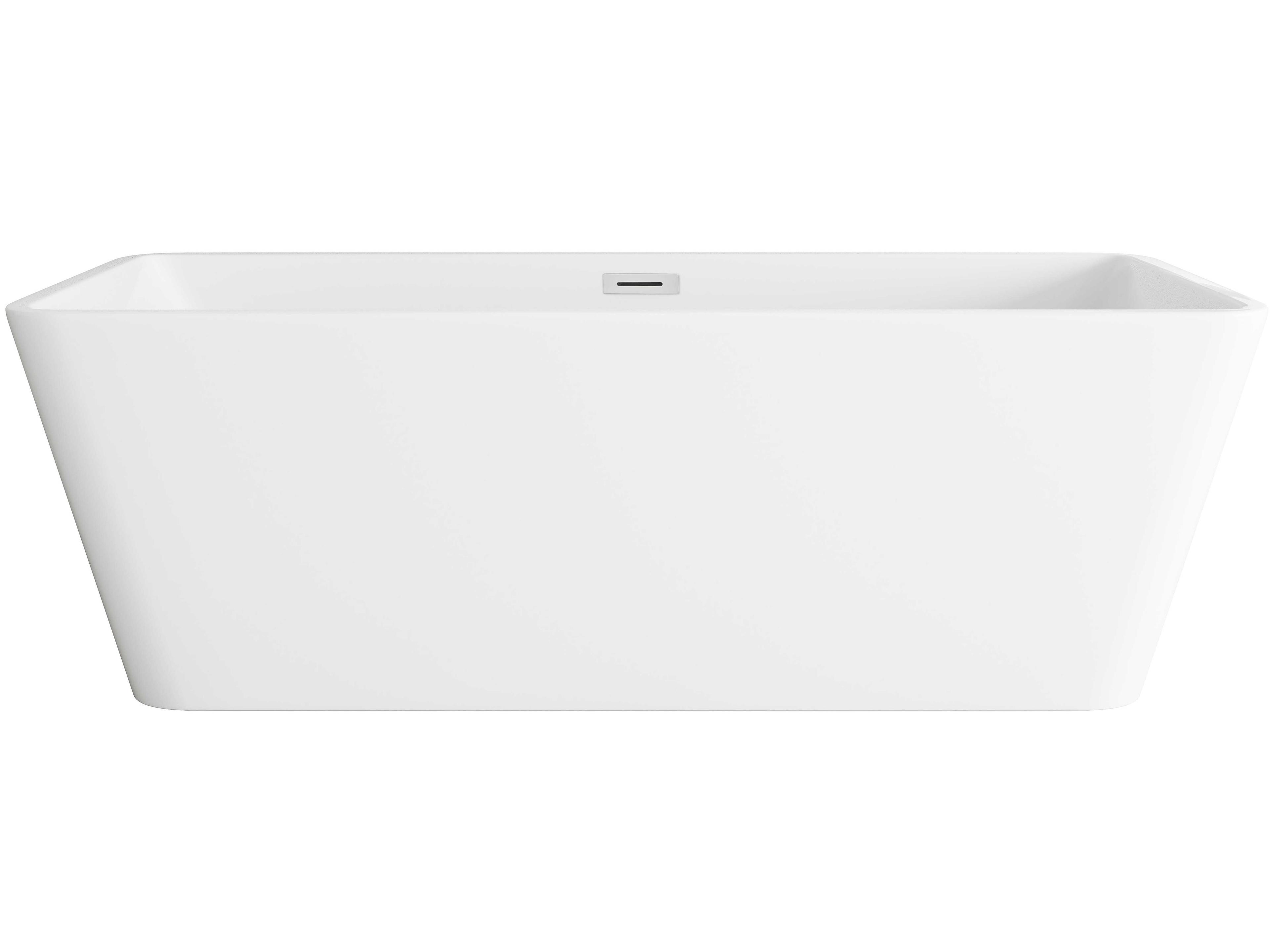 Elegant Lighting Jamison Glossy White Bathtub