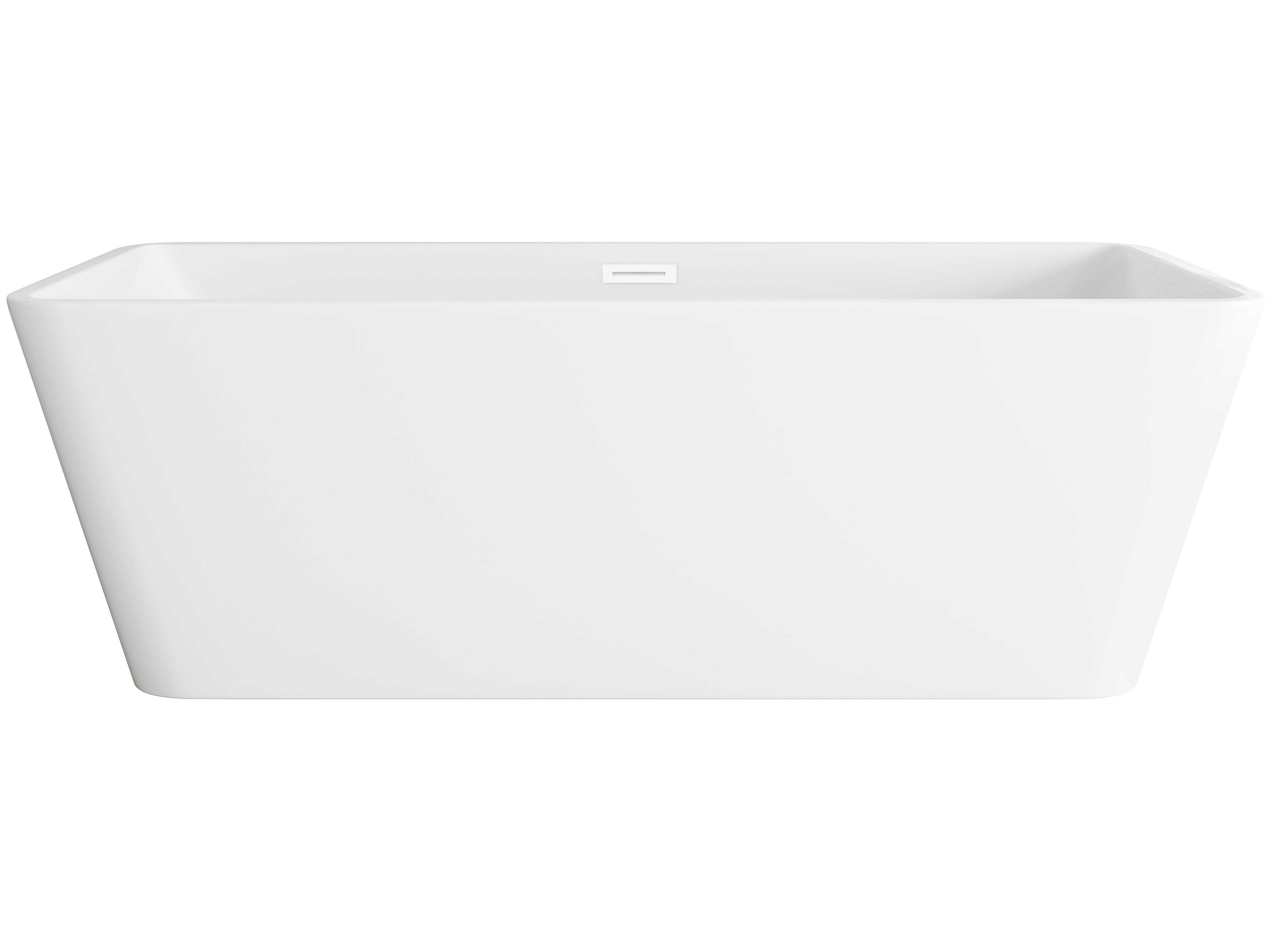 Elegant Lighting Jamison Glossy White Bathtub