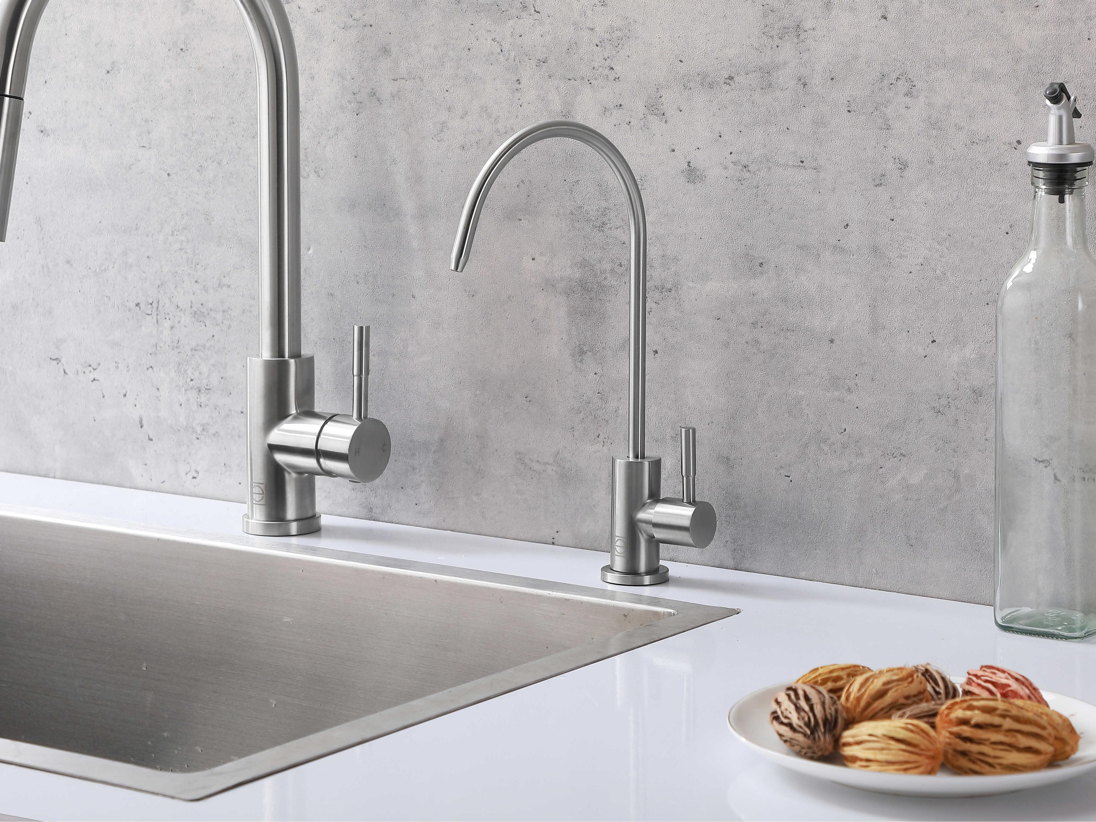 Elegant Lighting Rian Brushed Nickel Cold Water Dispenser