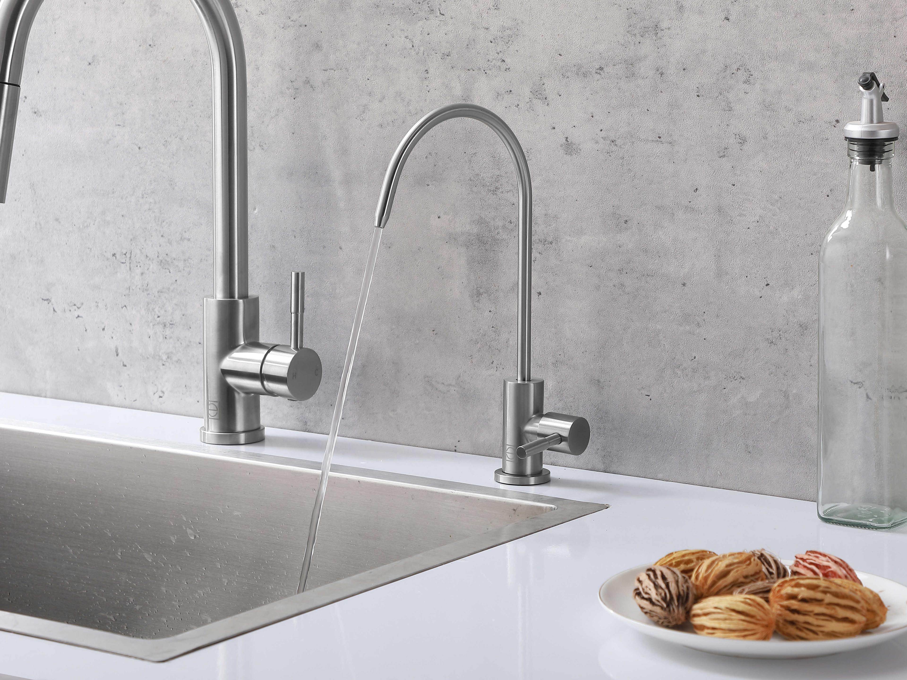 Elegant Lighting Rian Brushed Nickel Cold Water Dispenser