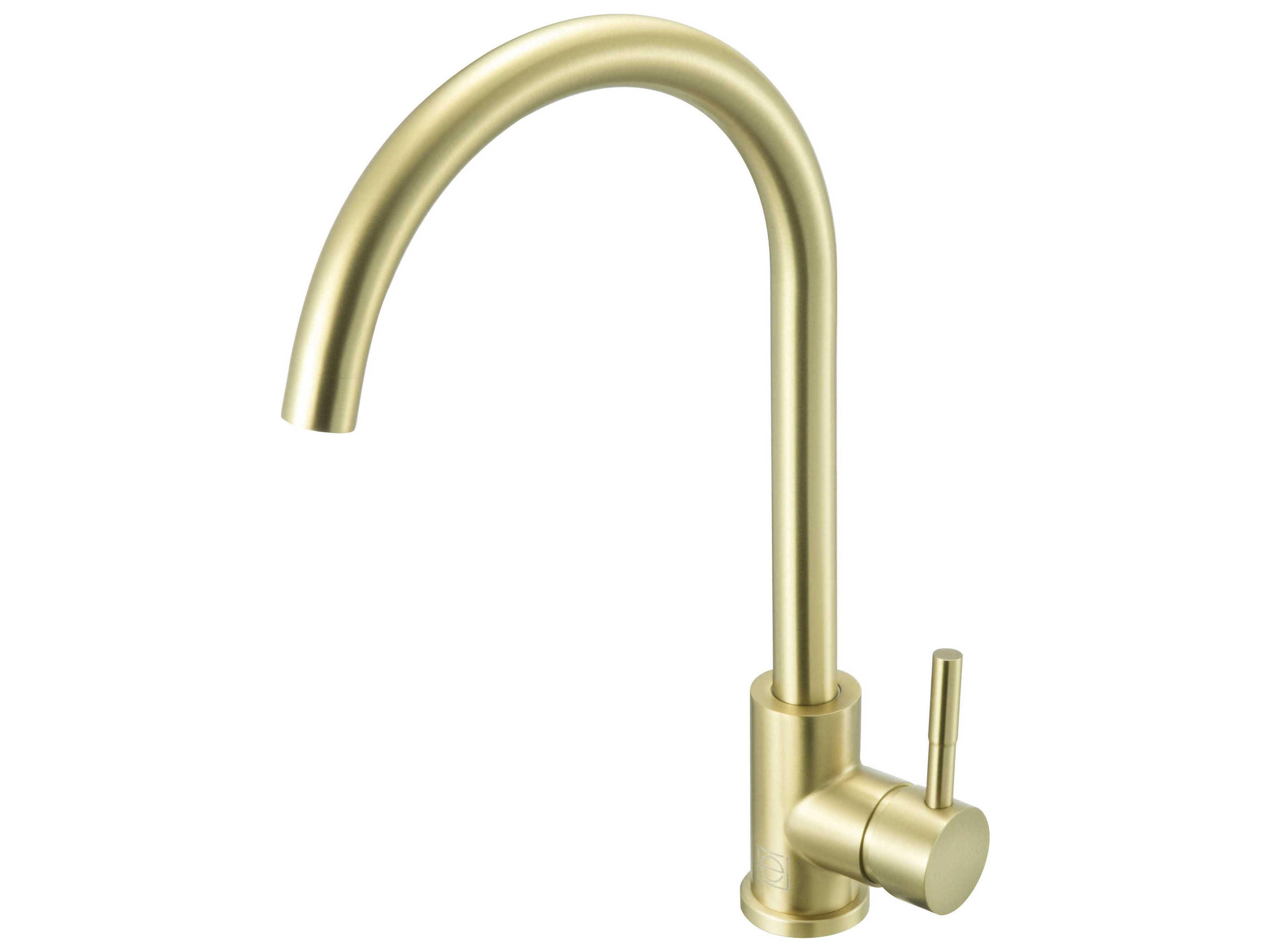 Elegant Lighting Finn Brushed Gold Kitchen Faucet