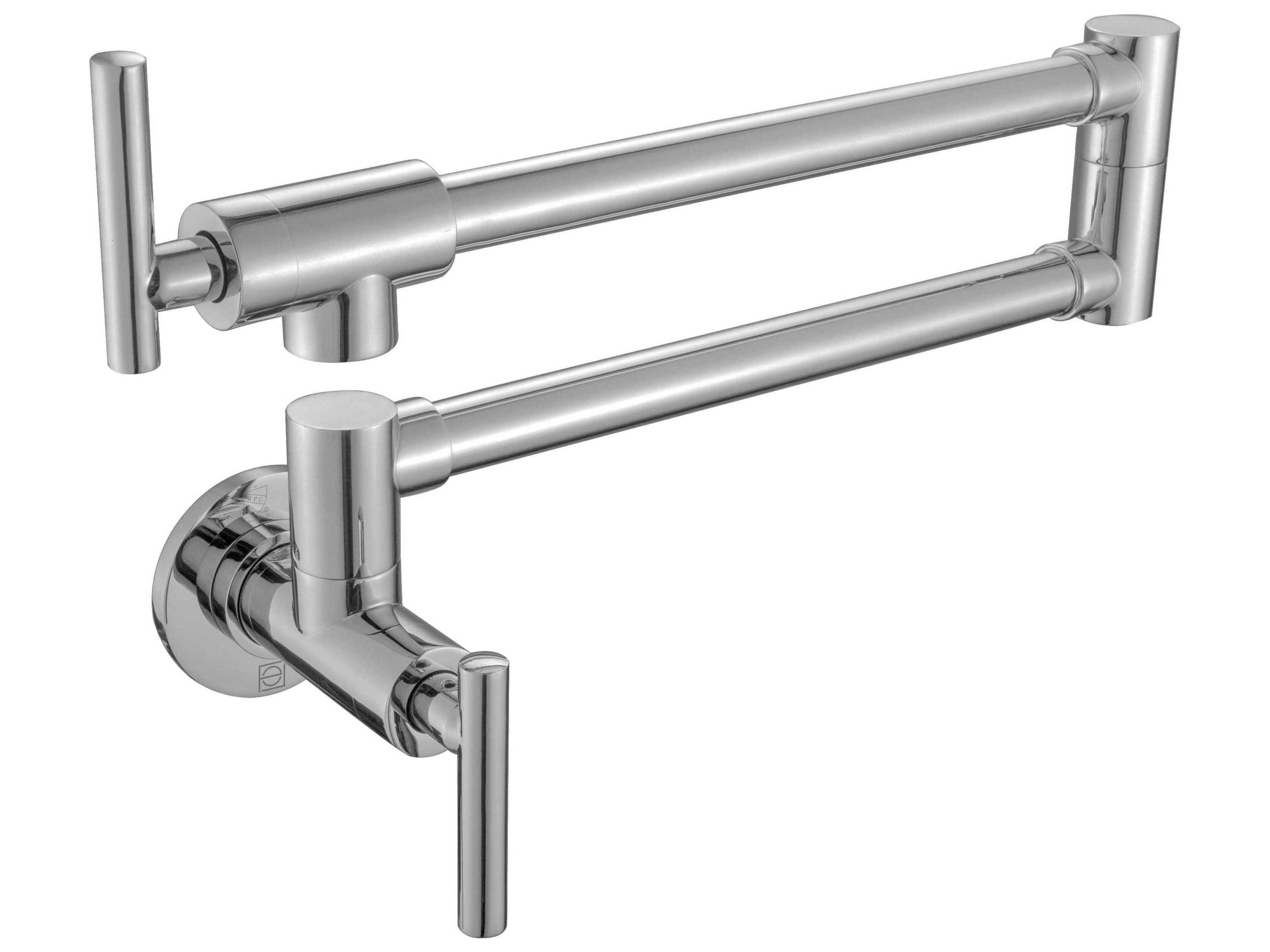 Gabriel Brushed Nickel Wall Mounted Pot Filler