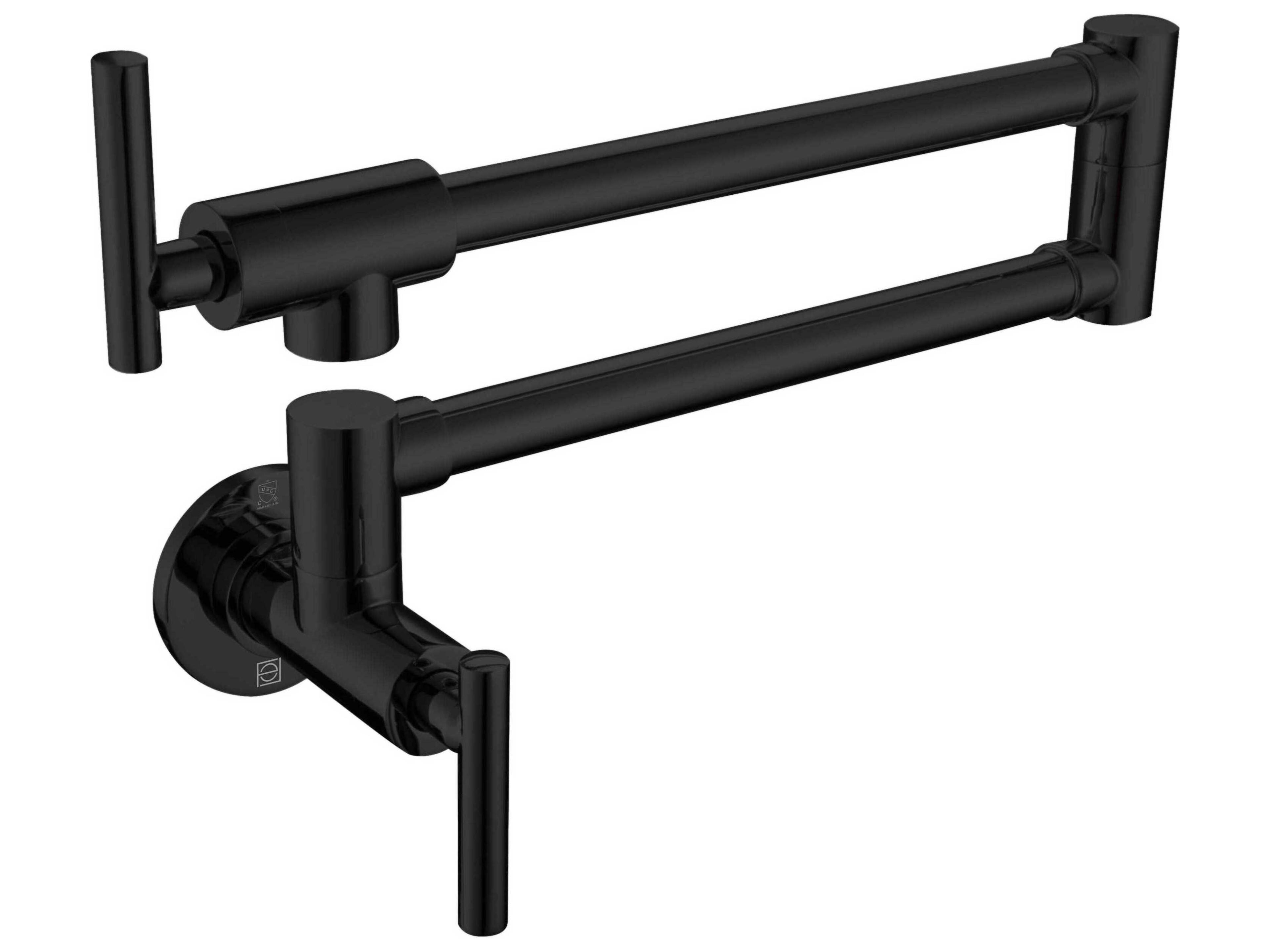 Elegant Lighting Gabriel Matte Black Wall Mounted Pot Filler