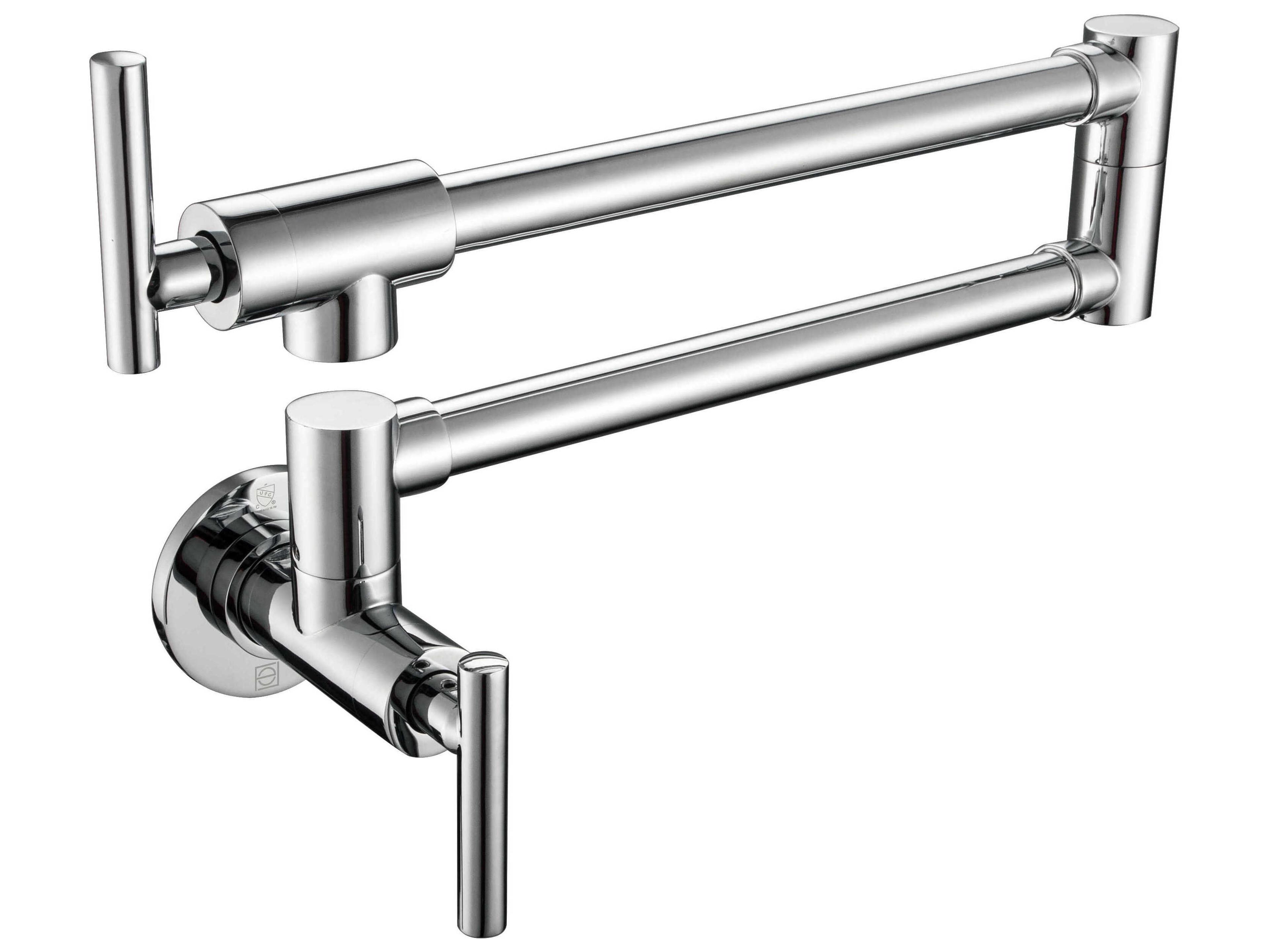 Gabriel Chrome Wall Mounted Pot Filler