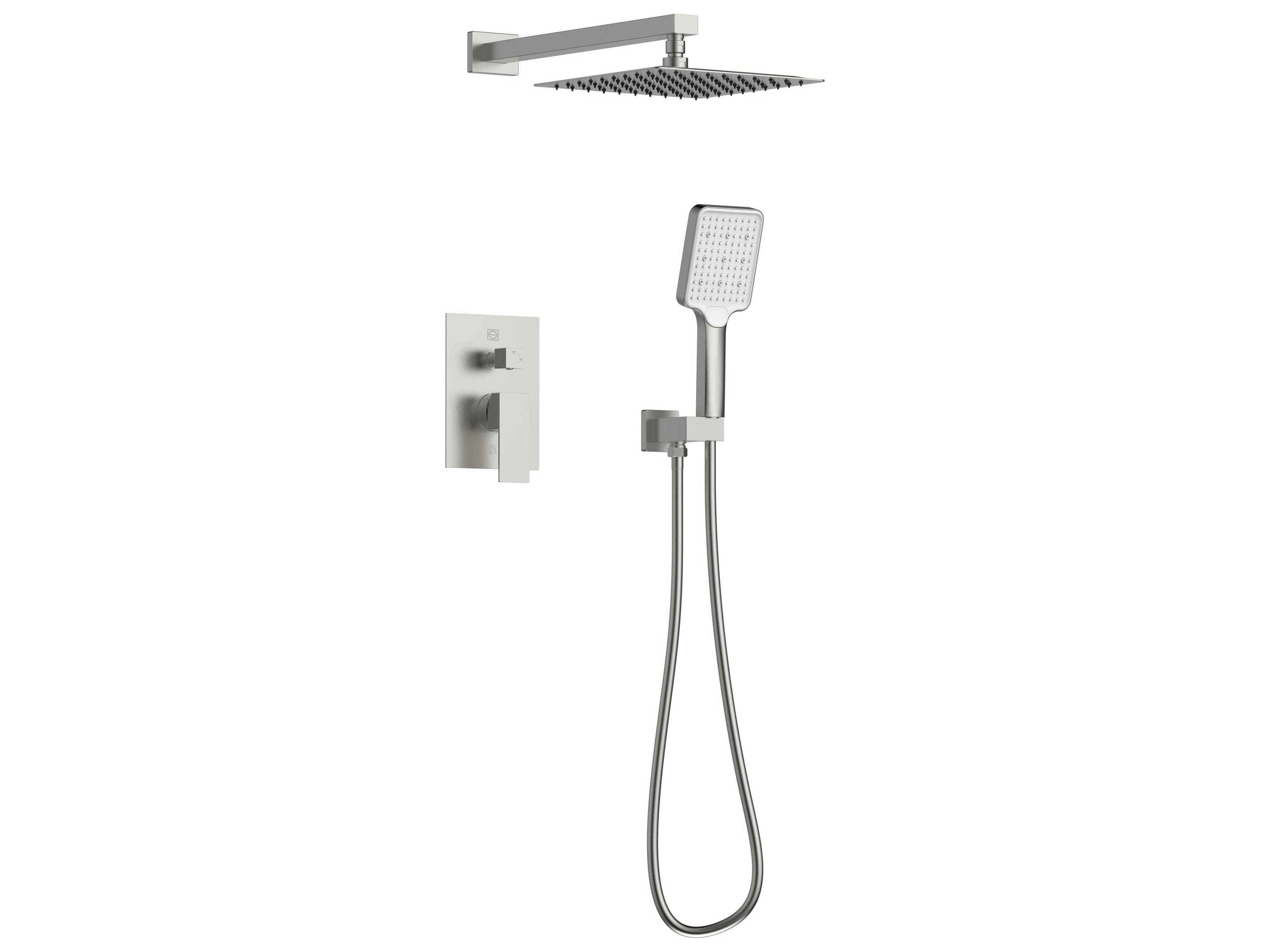 Petar Brushed Nickel Shower Faucet System