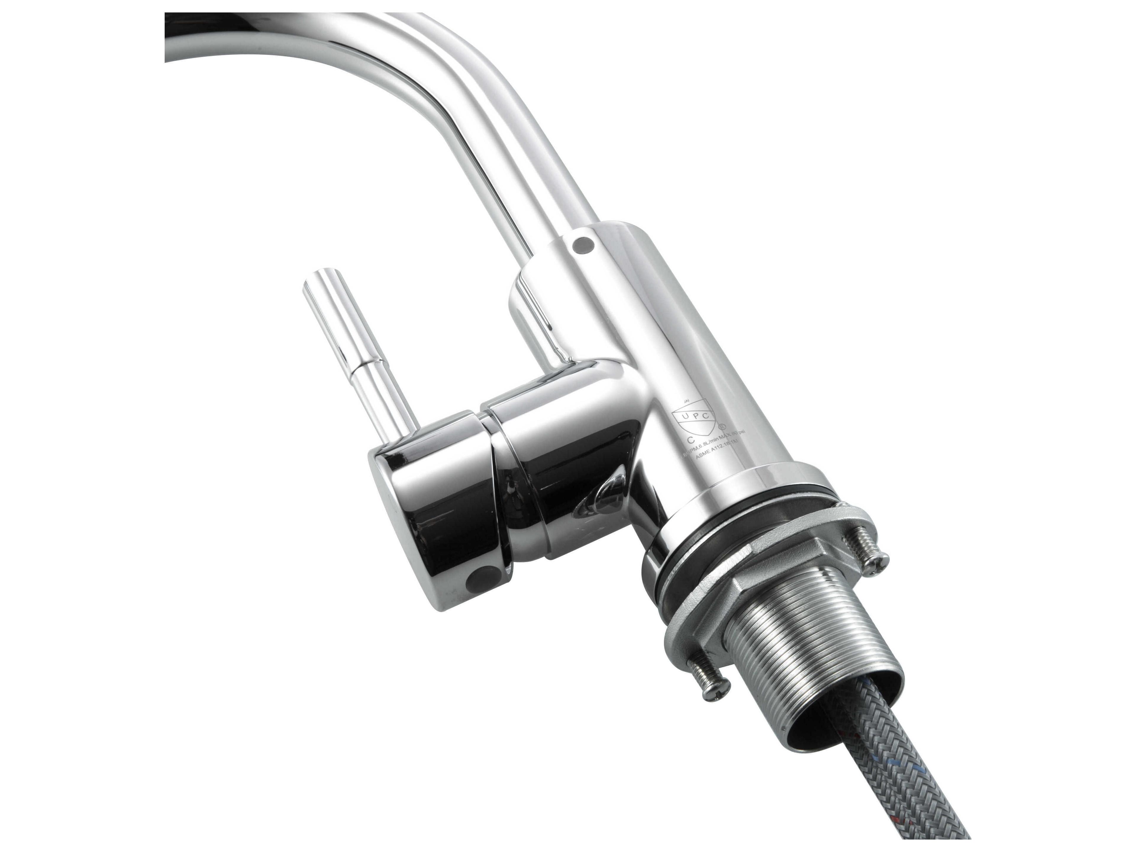 Elegant Lighting Louis Chrome Bathroom Faucet