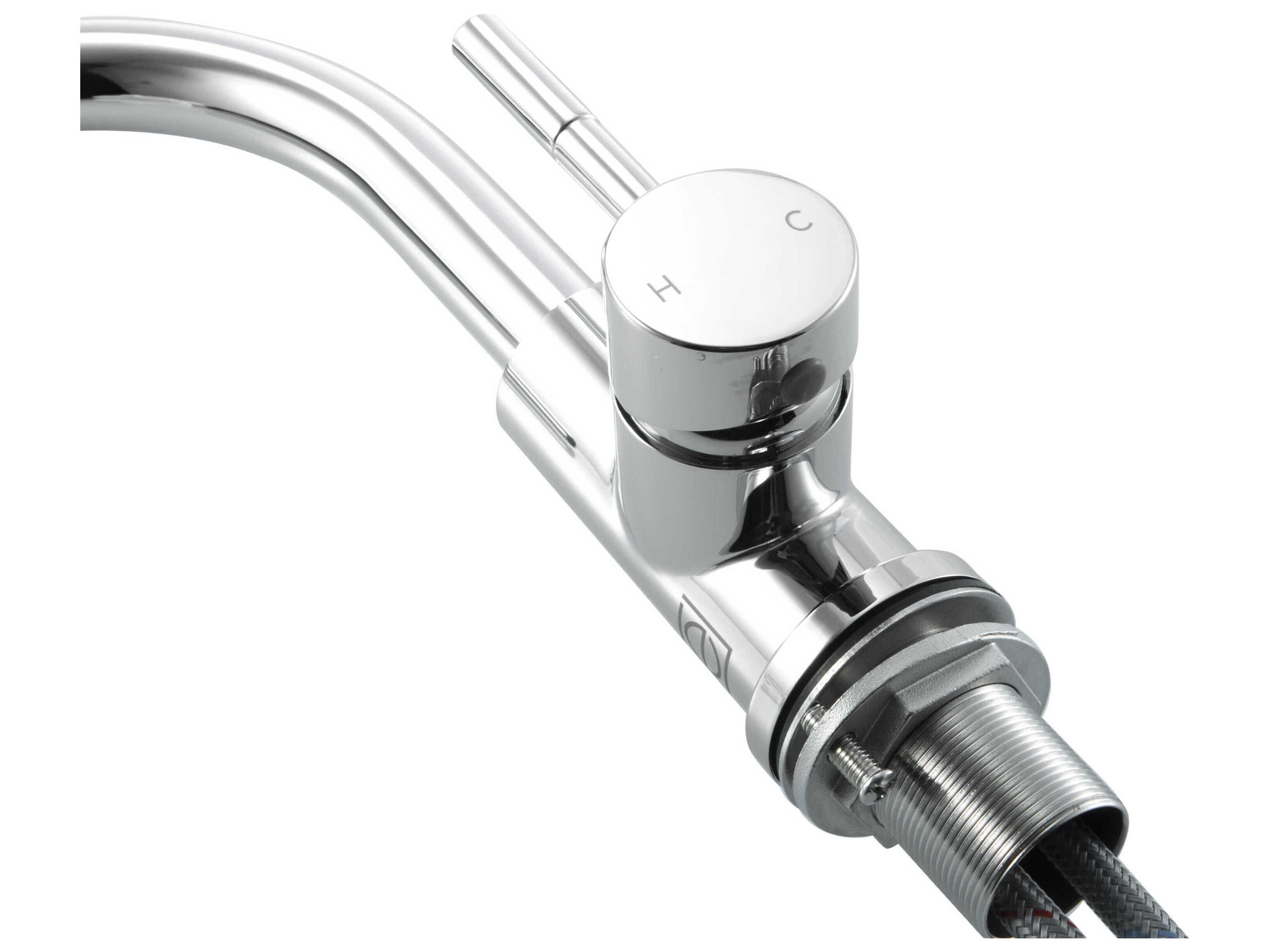 Elegant Lighting Louis Chrome Bathroom Faucet