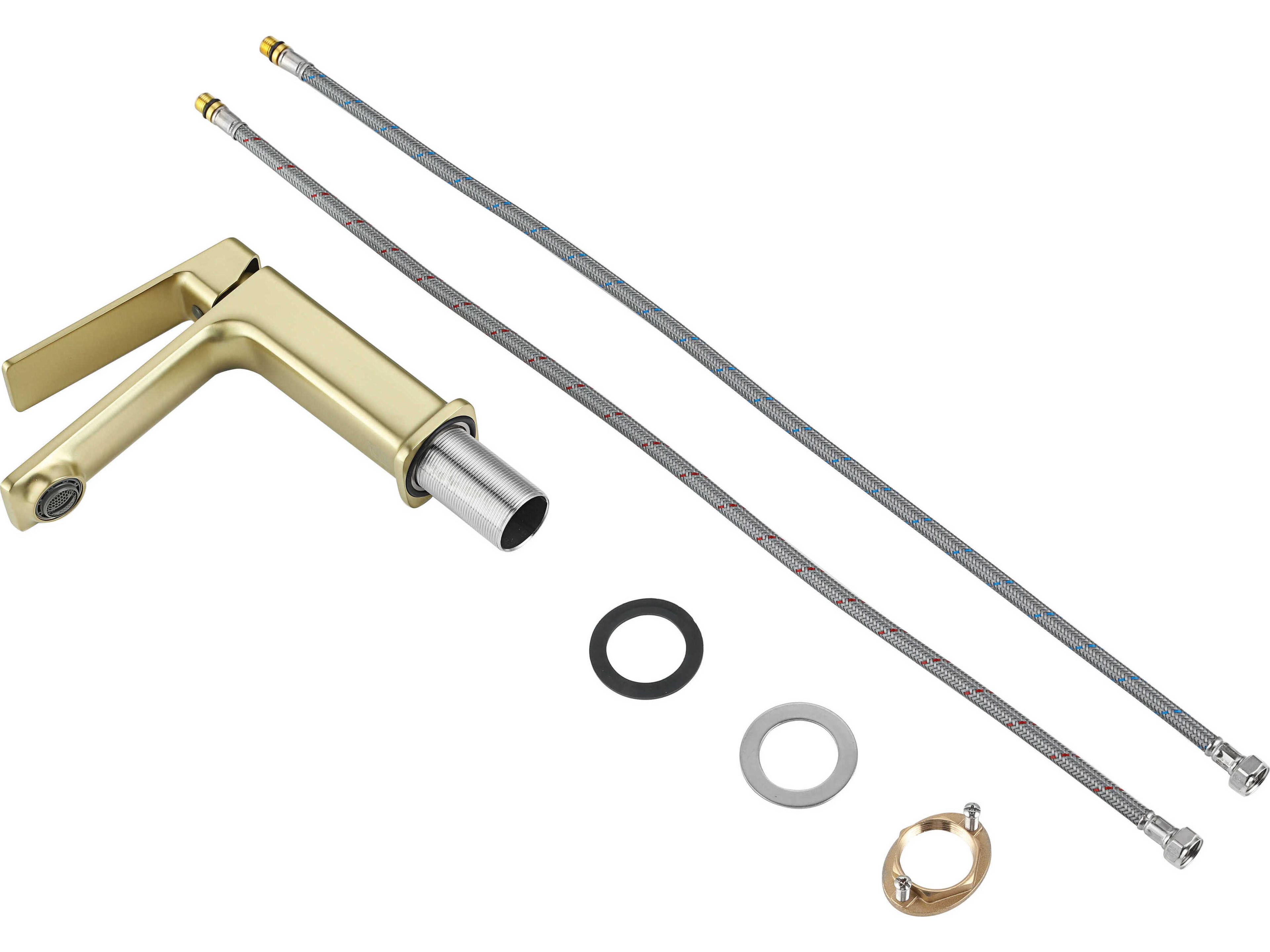 Elegant Lighting Lena Brushed Gold Bathroom Faucet