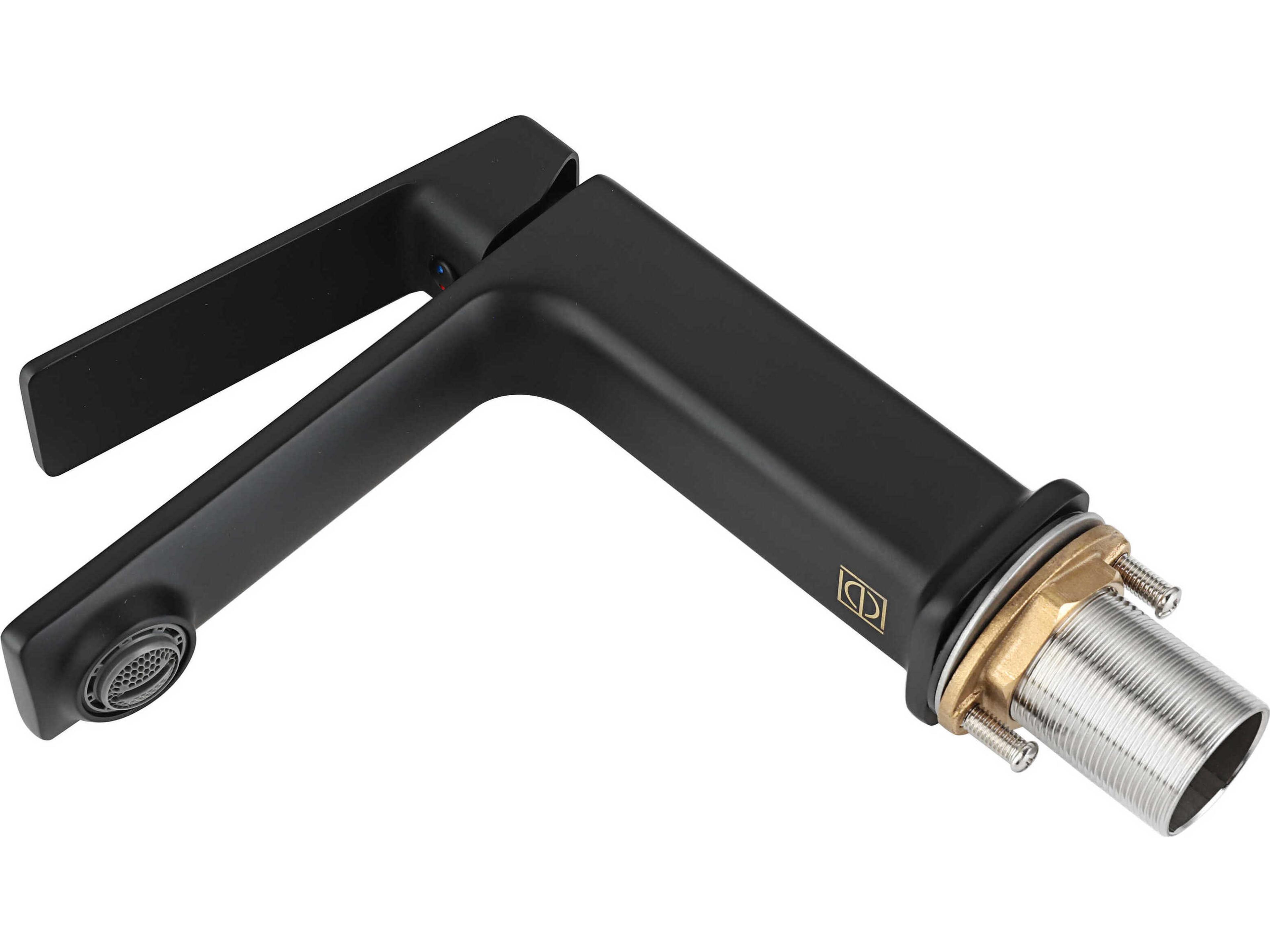 Elegant Lighting Lena Matte Black Bathroom Faucet