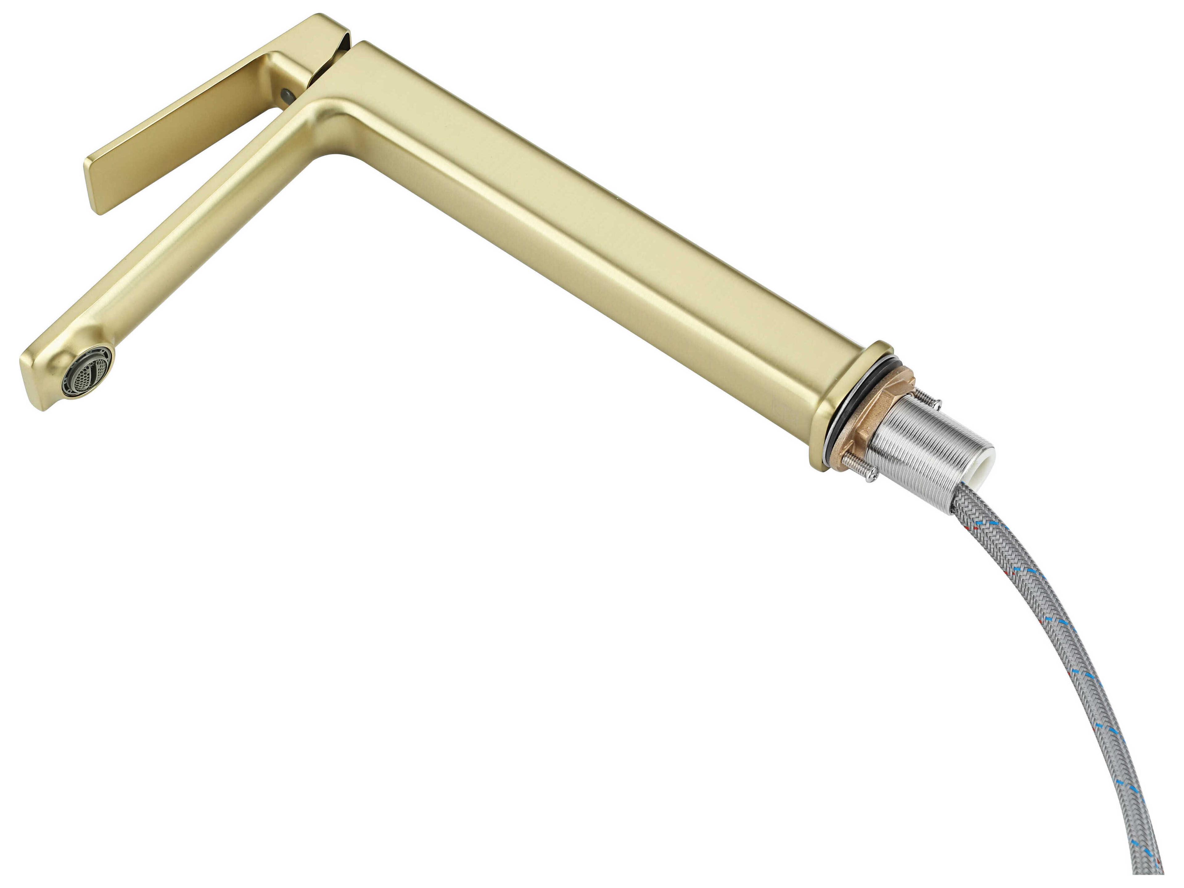 Elegant Lighting Lena Brushed Gold Bathroom Faucet