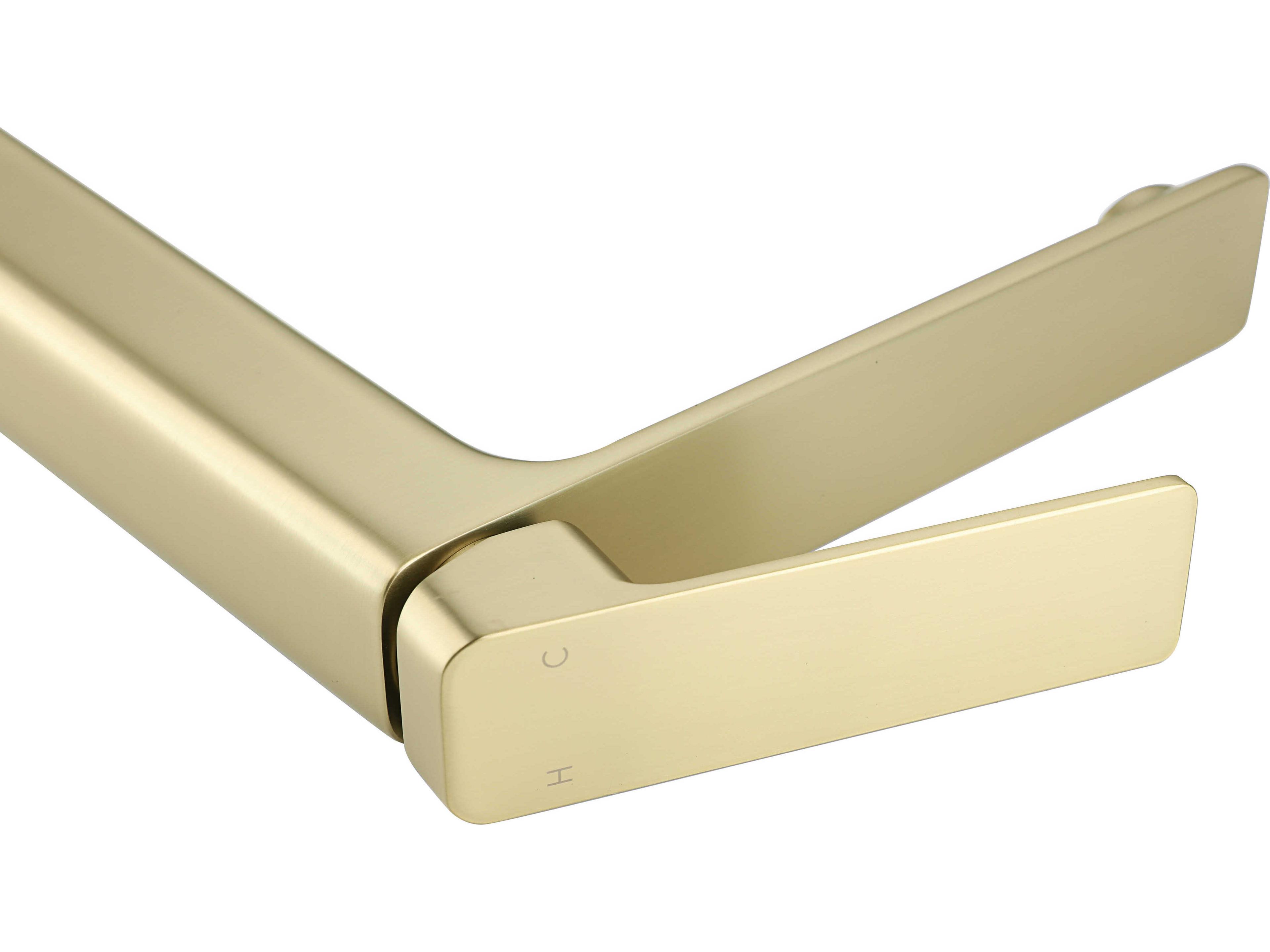 Elegant Lighting Lena Brushed Gold Bathroom Faucet