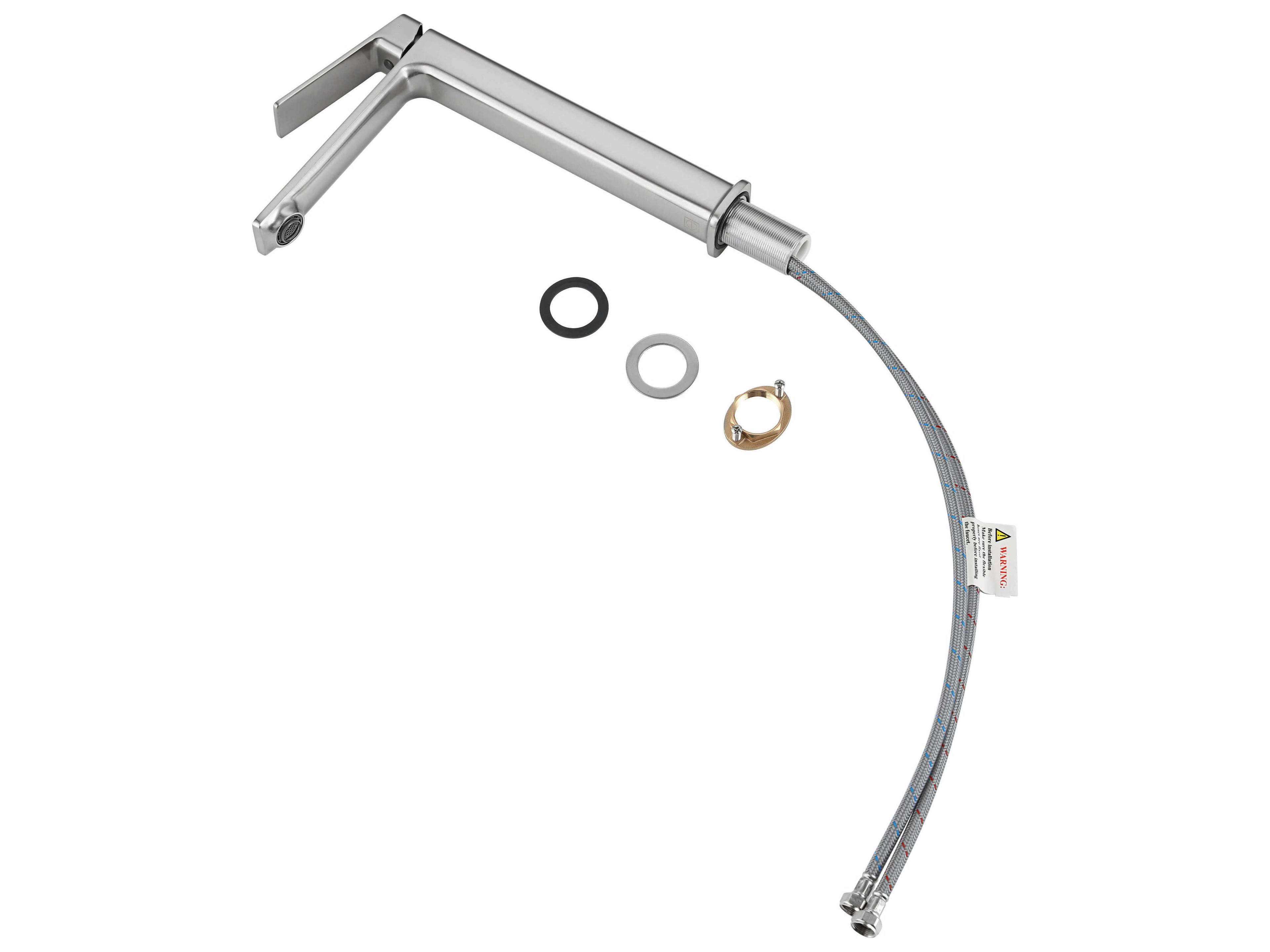 Elegant Lighting Lena Brushed Nickel Bathroom Faucet