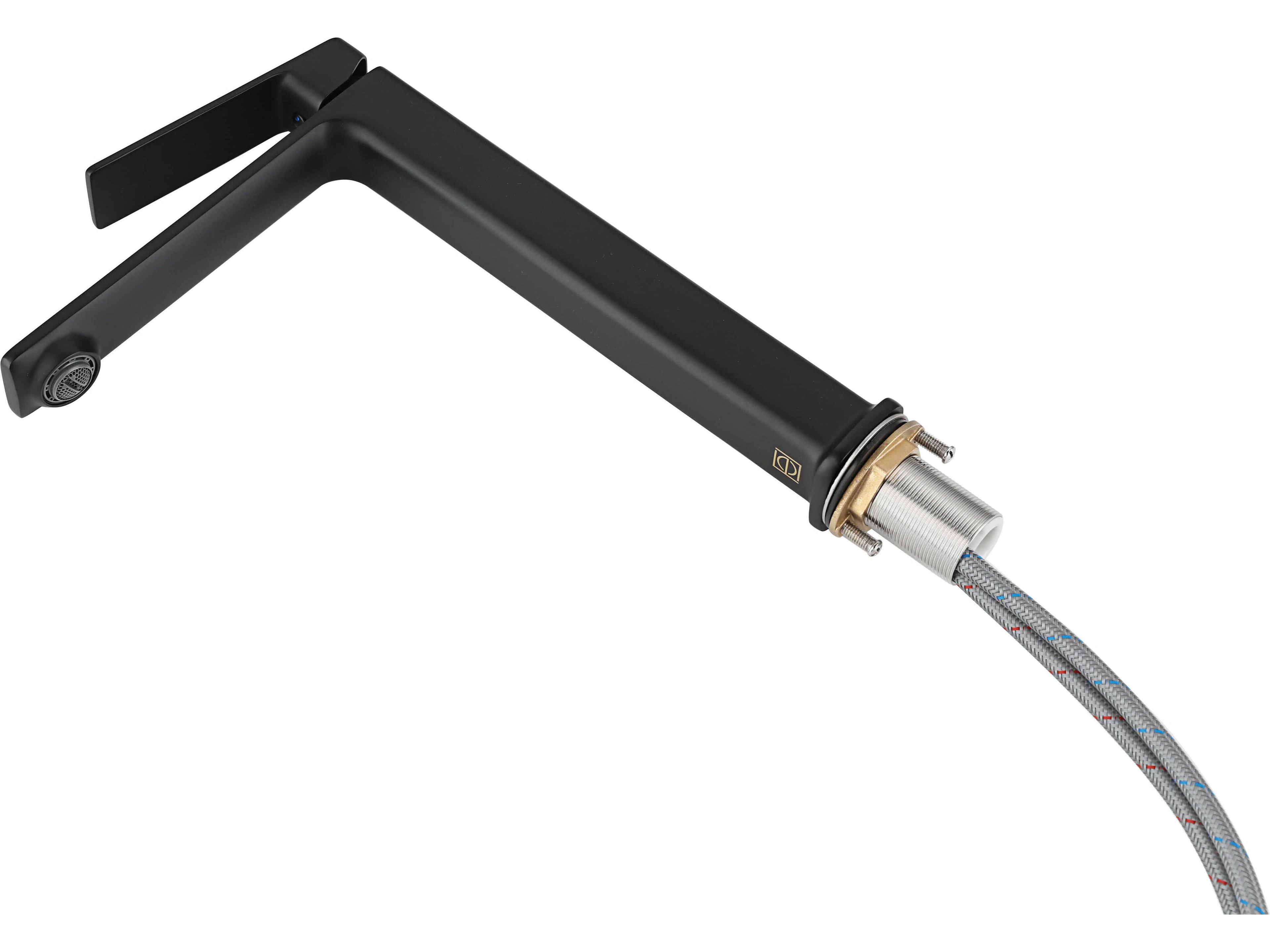 Elegant Lighting Lena Matte Black Bathroom Faucet