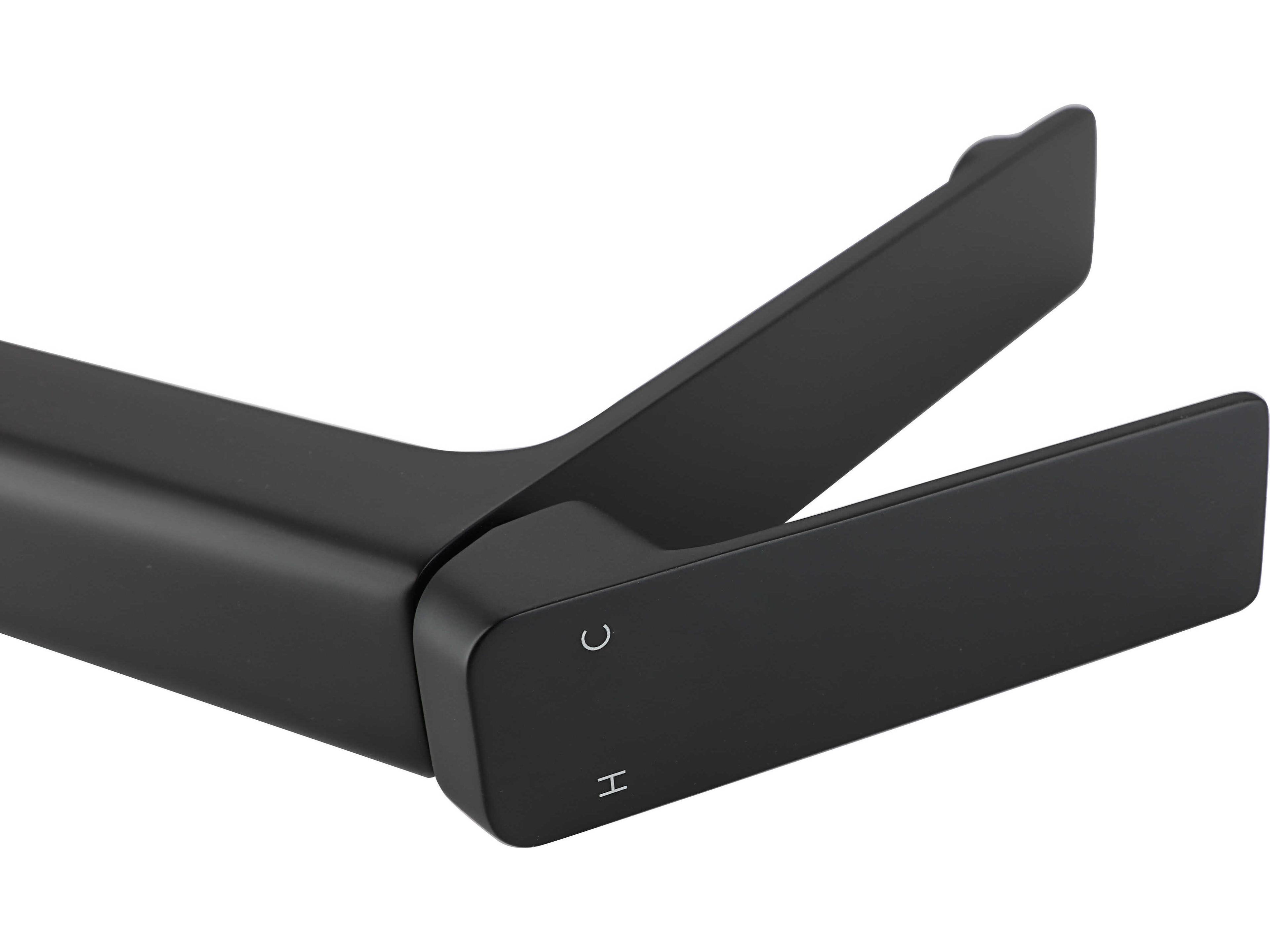 Elegant Lighting Lena Matte Black Bathroom Faucet