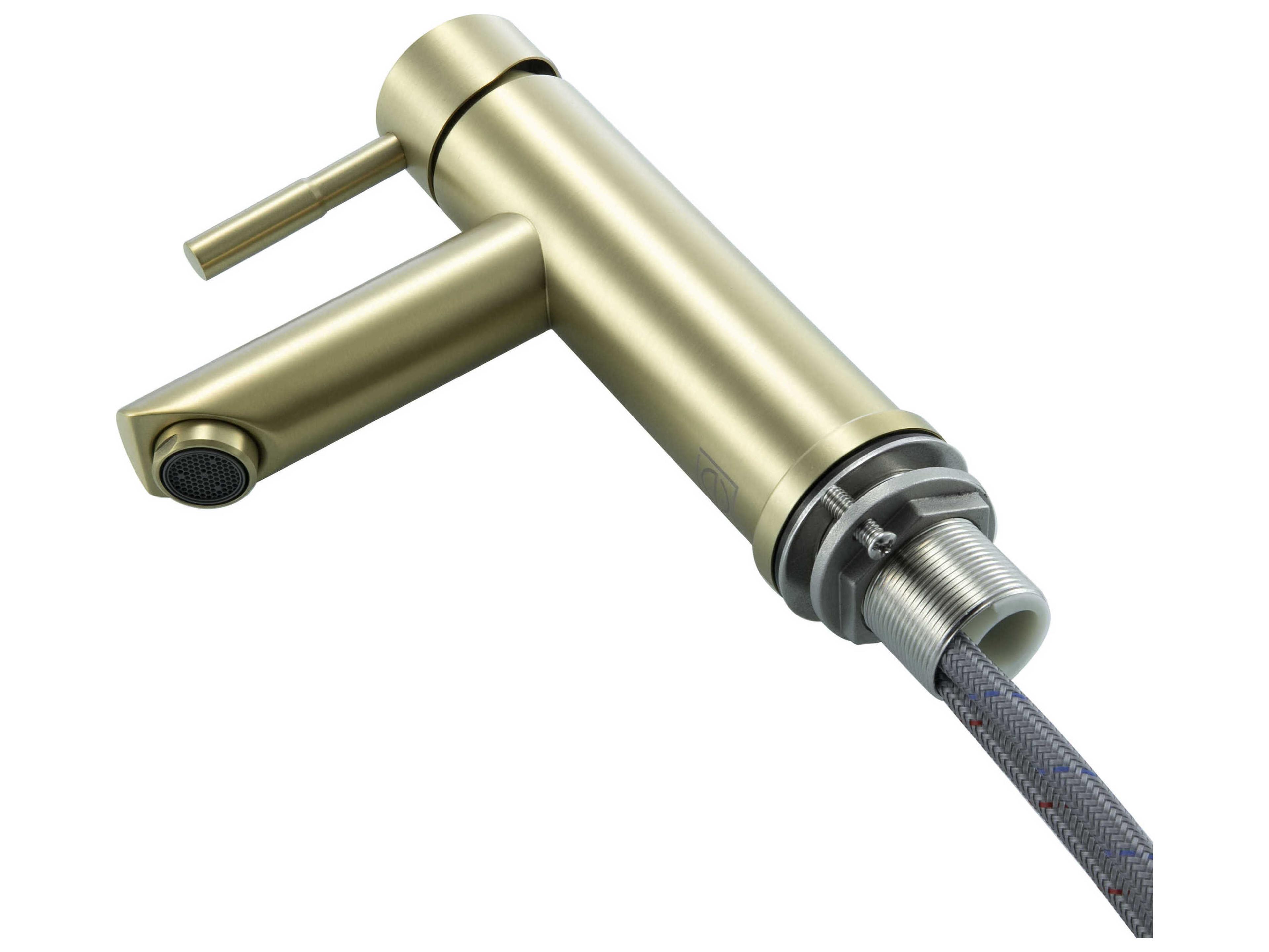 Elegant Lighting Mia Brushed Gold Bathroom Faucet