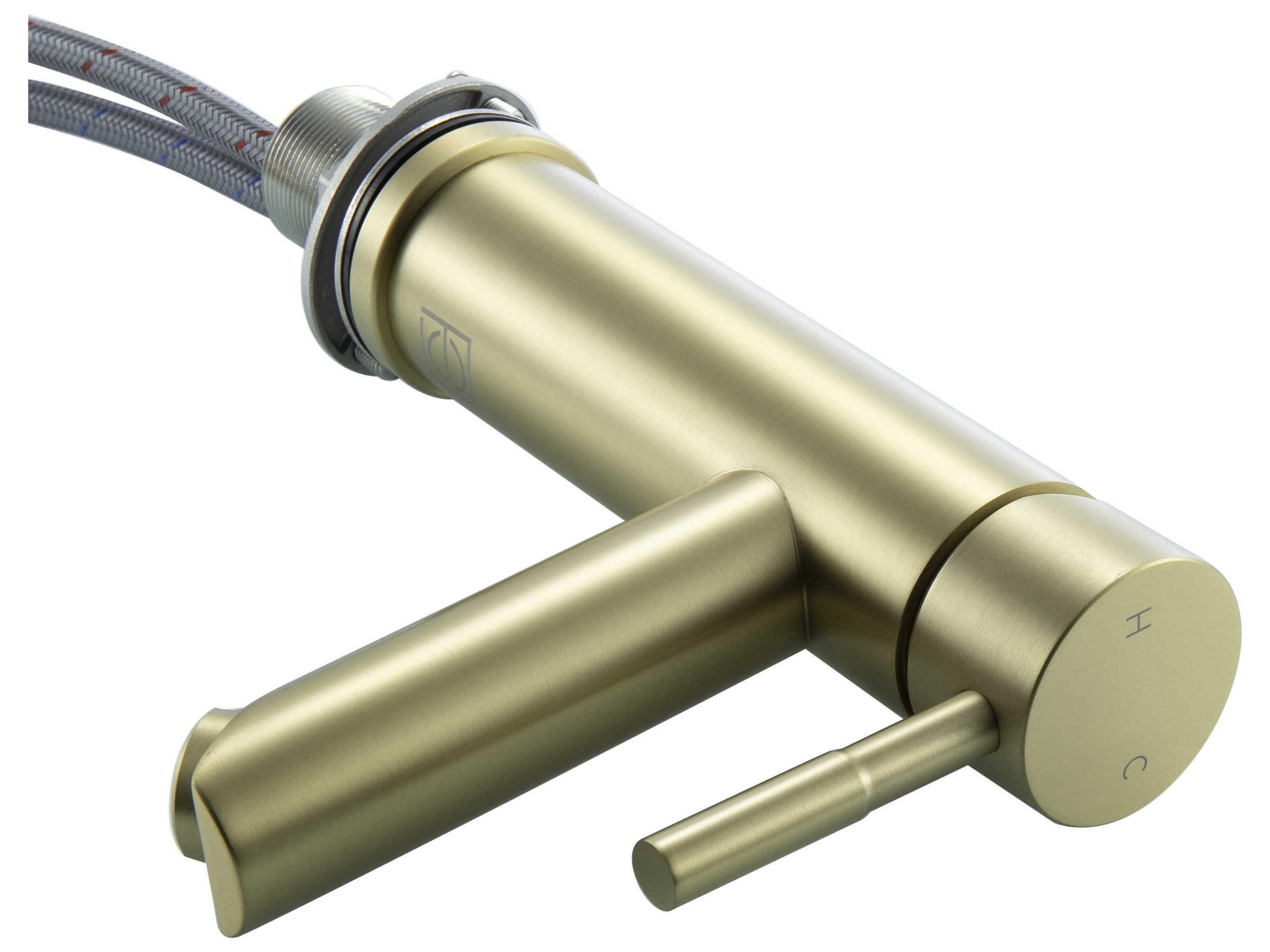 Elegant Lighting Mia Brushed Gold Bathroom Faucet