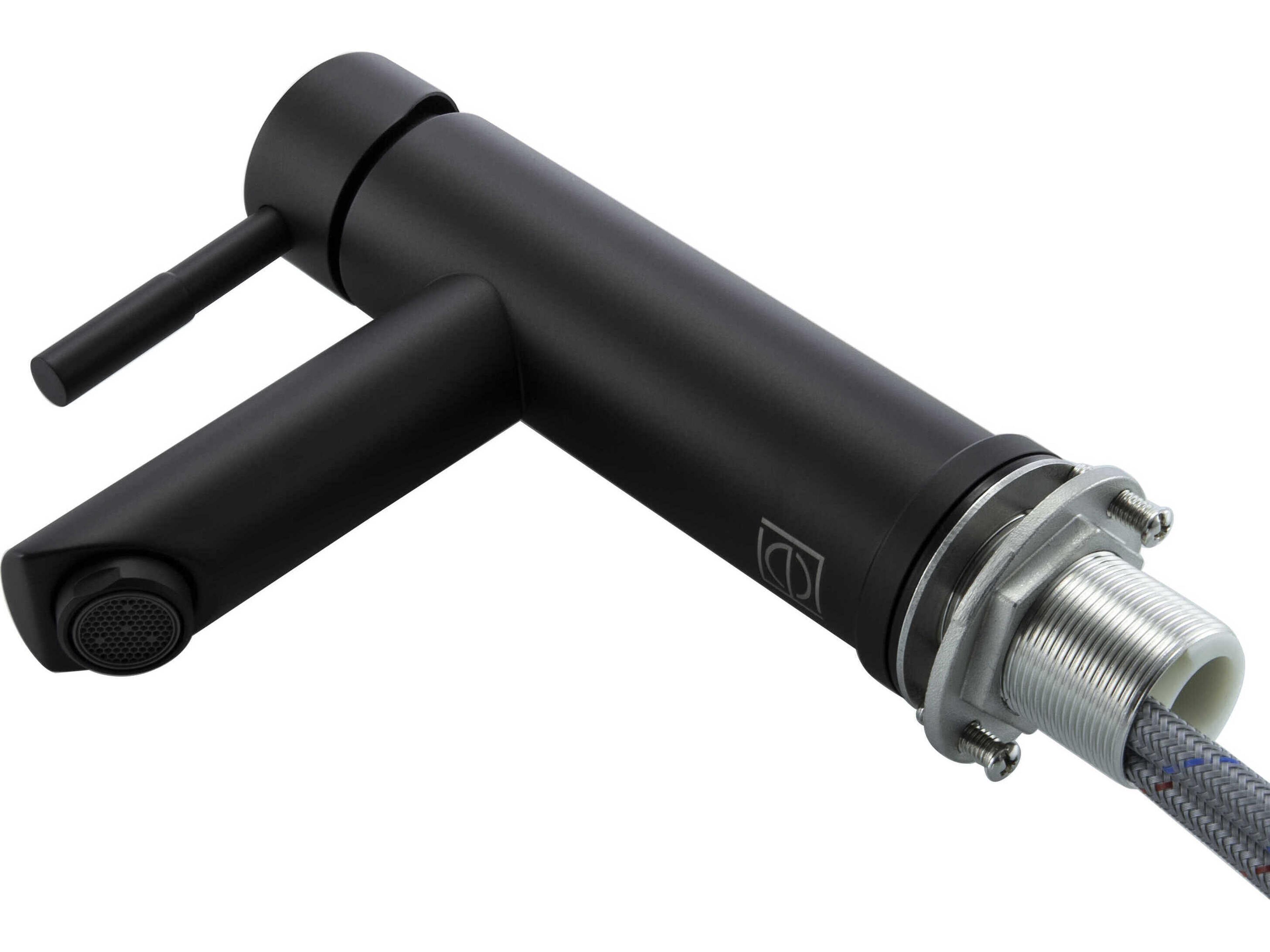 Elegant Lighting Mia Matte Black Bathroom Faucet