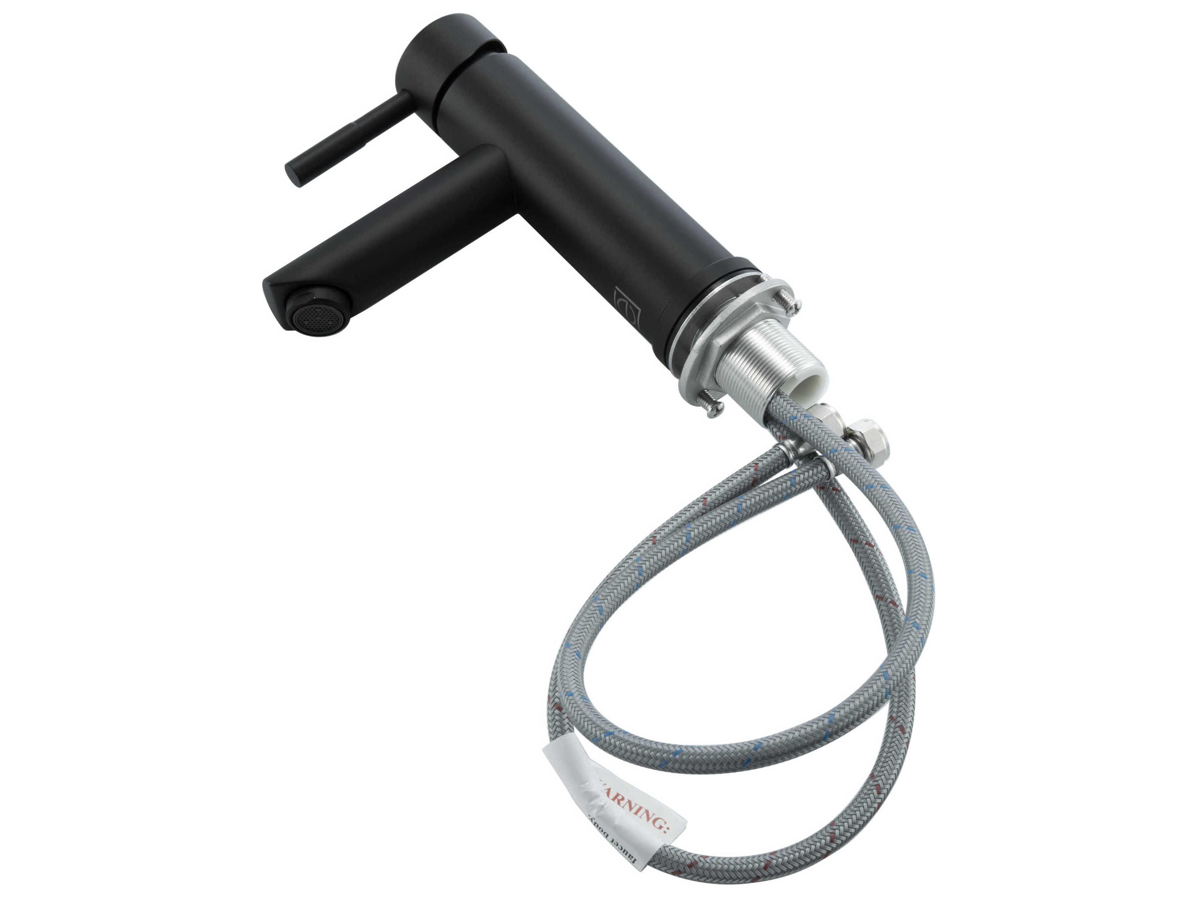 Elegant Lighting Mia Matte Black Bathroom Faucet