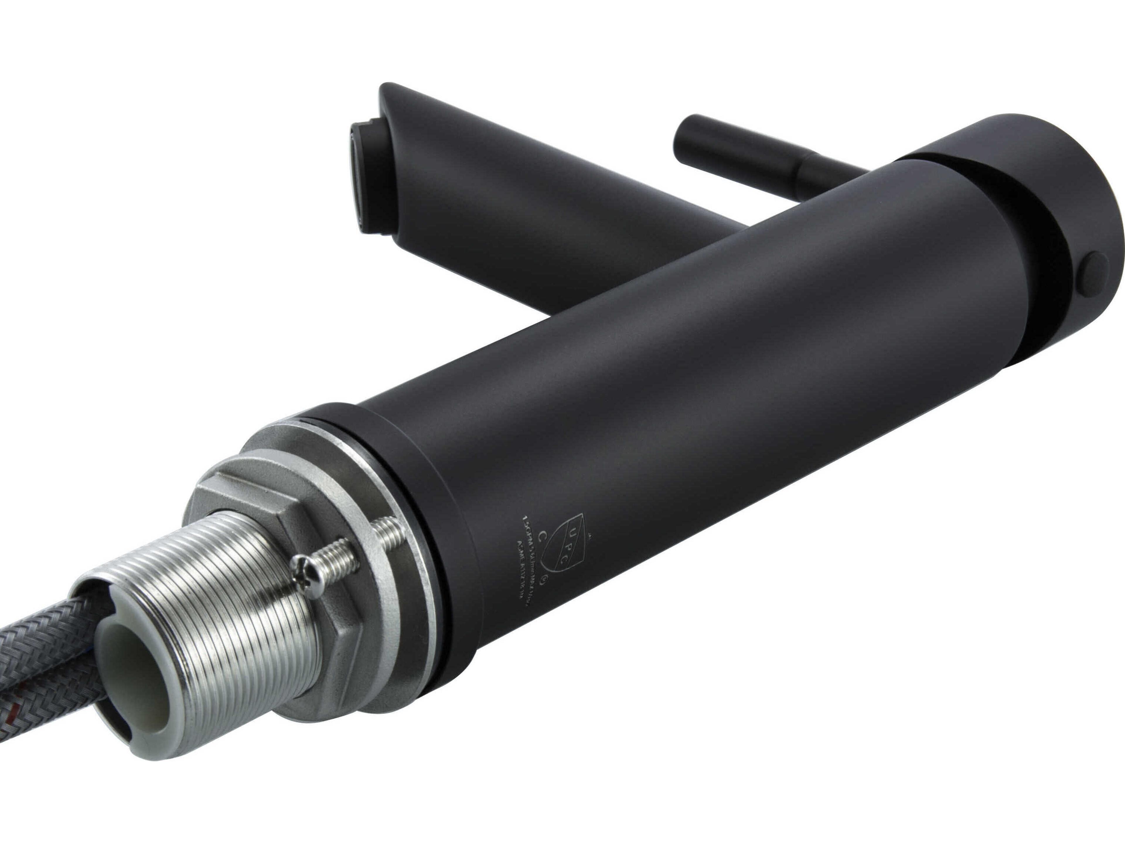 Elegant Lighting Mia Matte Black Bathroom Faucet