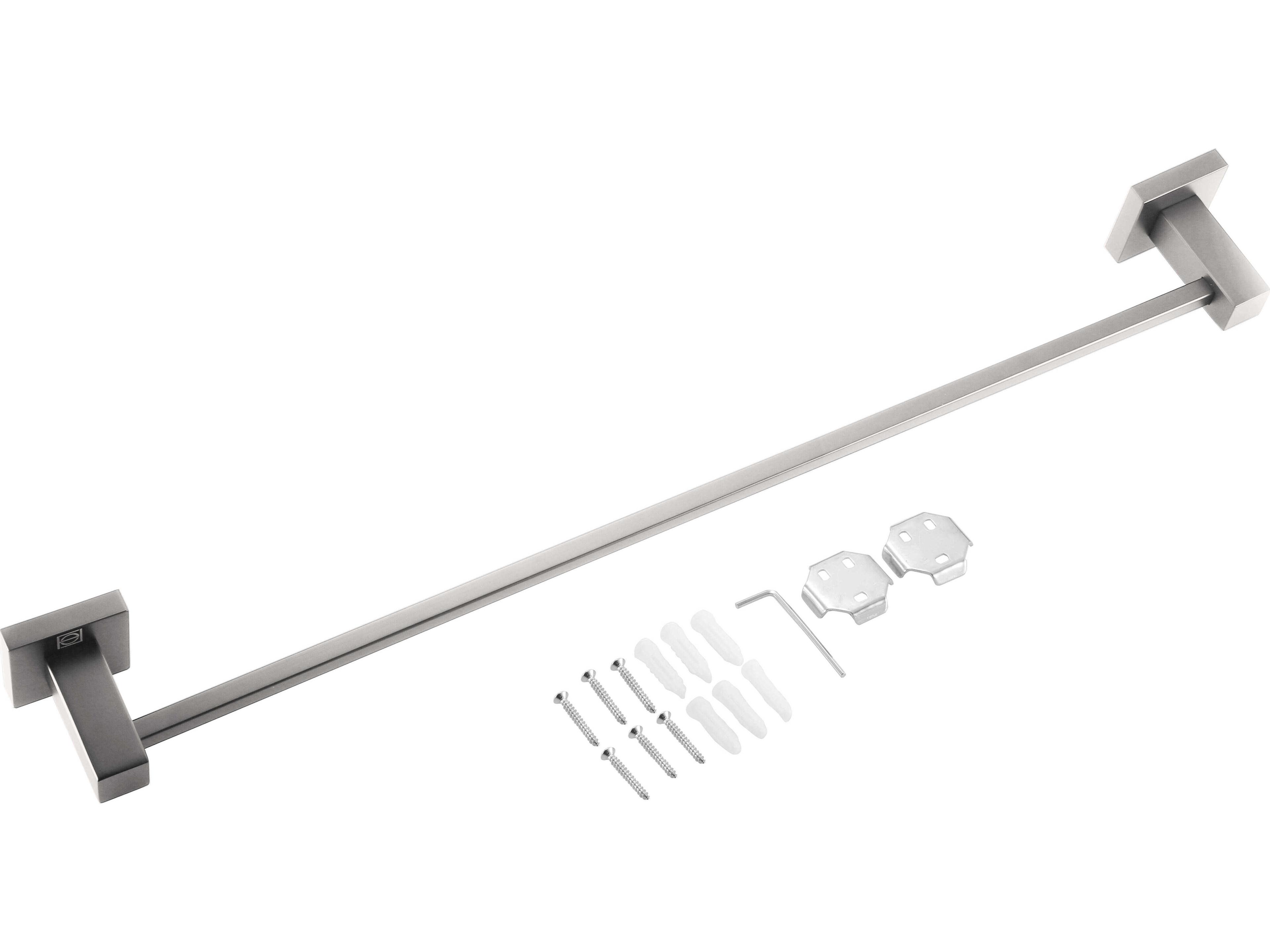 Elegant Lighting Isla Brushed Nickel 2-Piece Bathroom Hardware Set