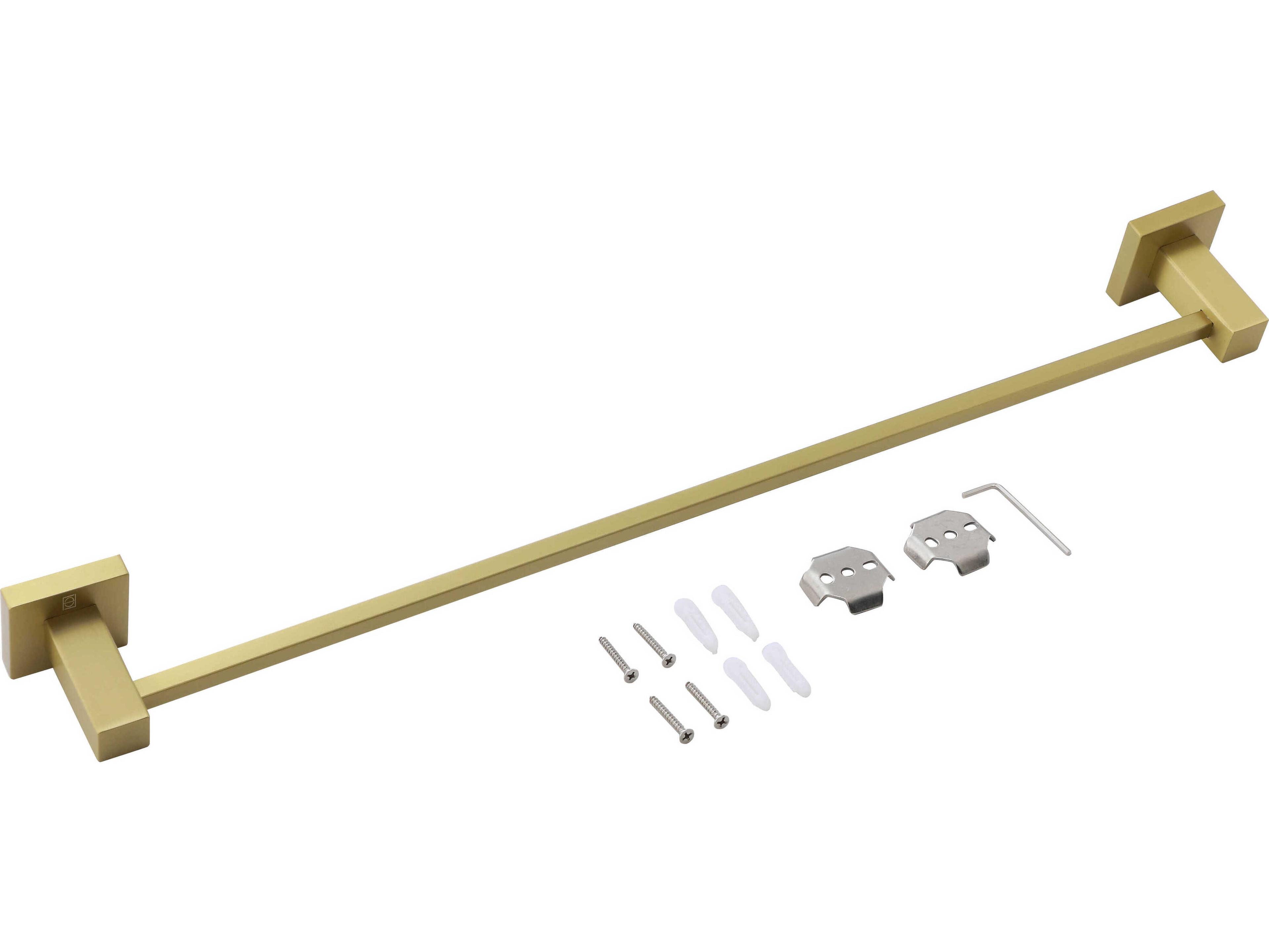 Elegant Lighting Isla Brushed Gold 3-Piece Bathroom Hardware Set