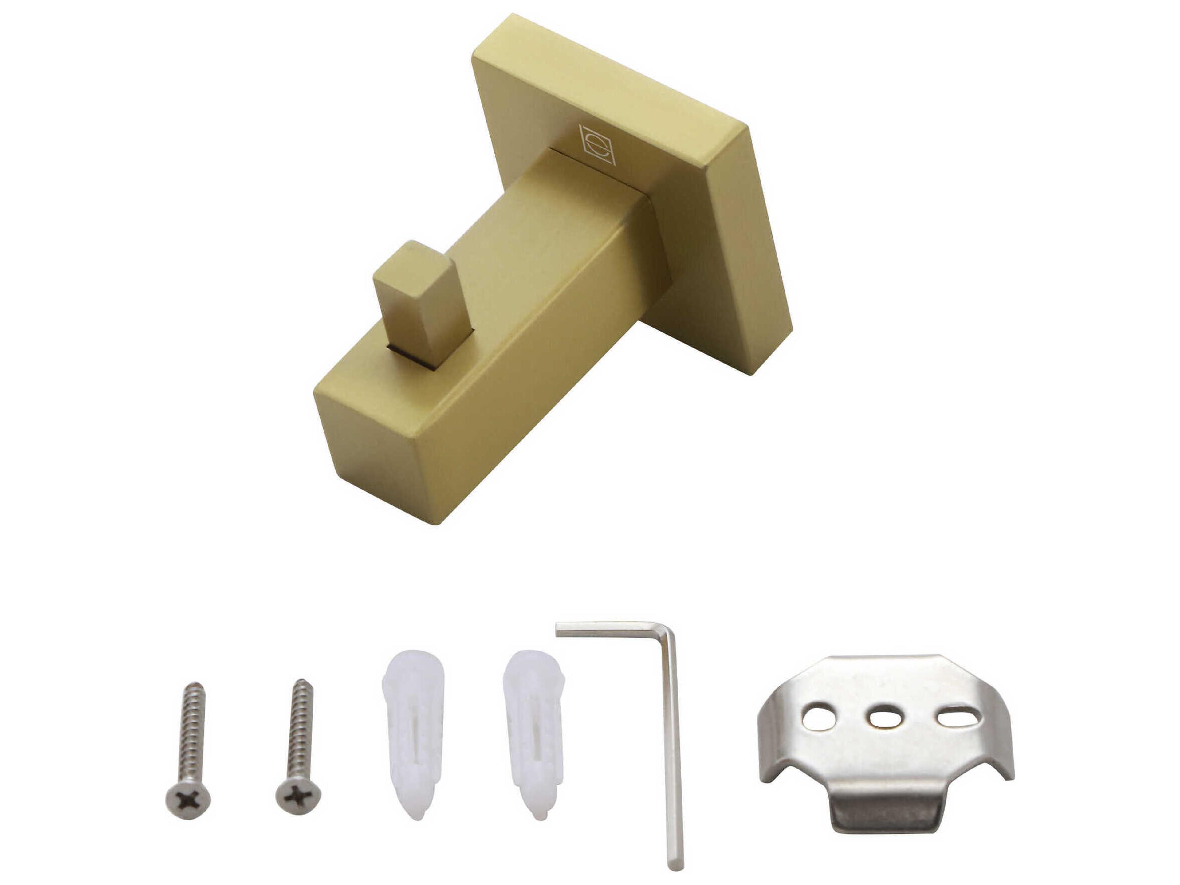 Elegant Lighting Isla Brushed Gold 3-Piece Bathroom Hardware Set