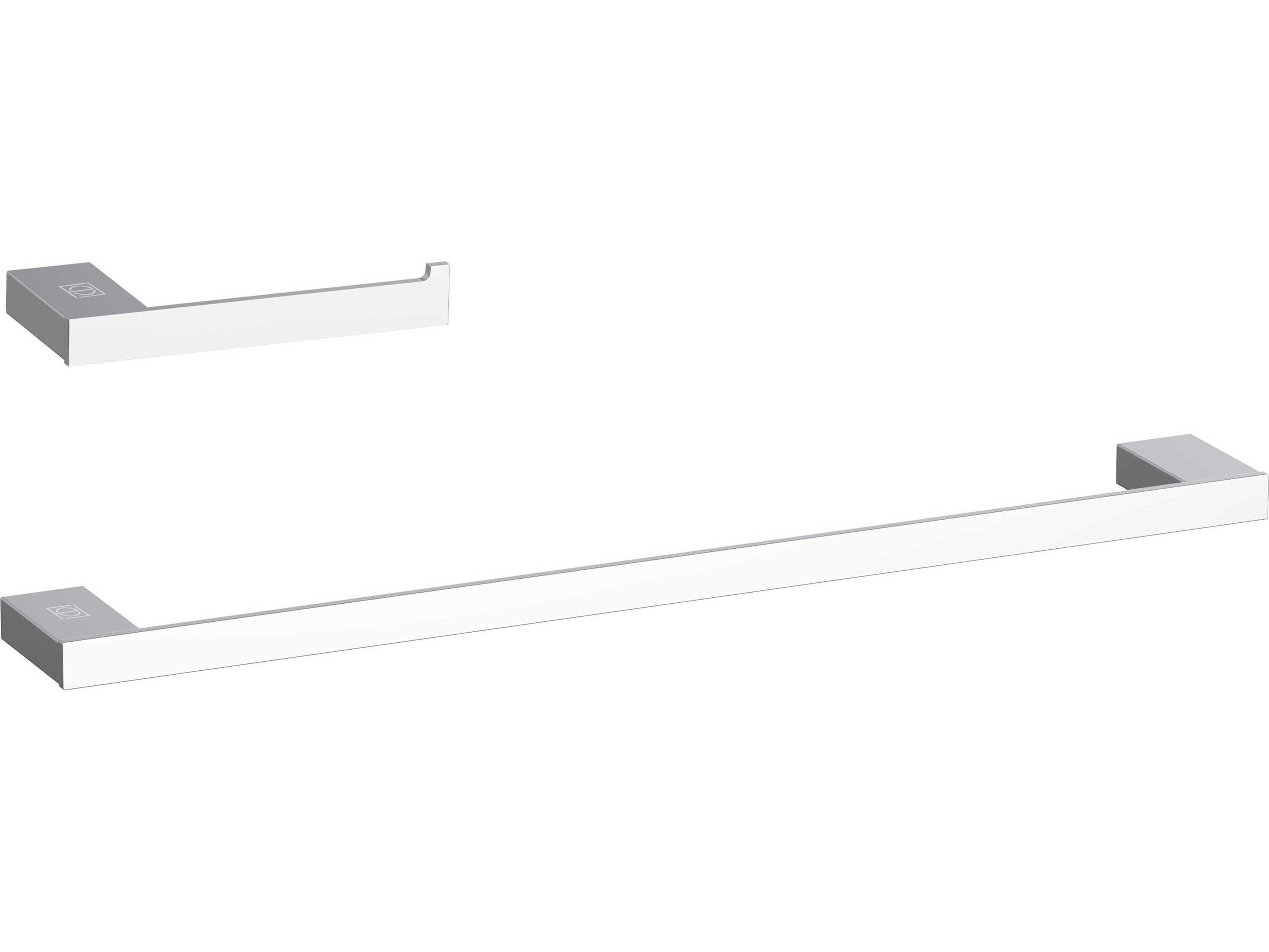 Sofia Chrome 2-Piece Bathroom Hardware Set