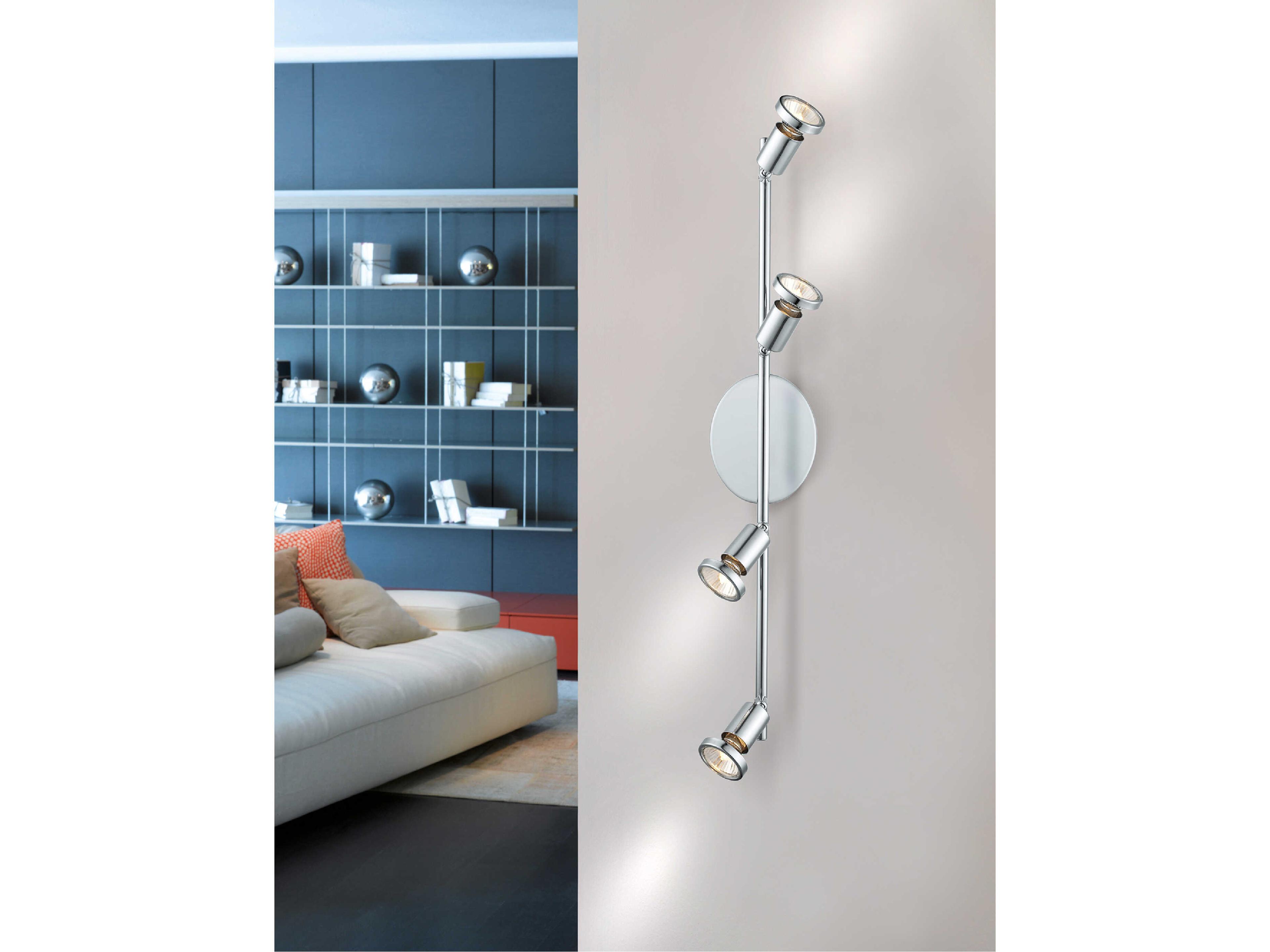 Eglo Buzz 4-Light Chrome Track & Rail Light