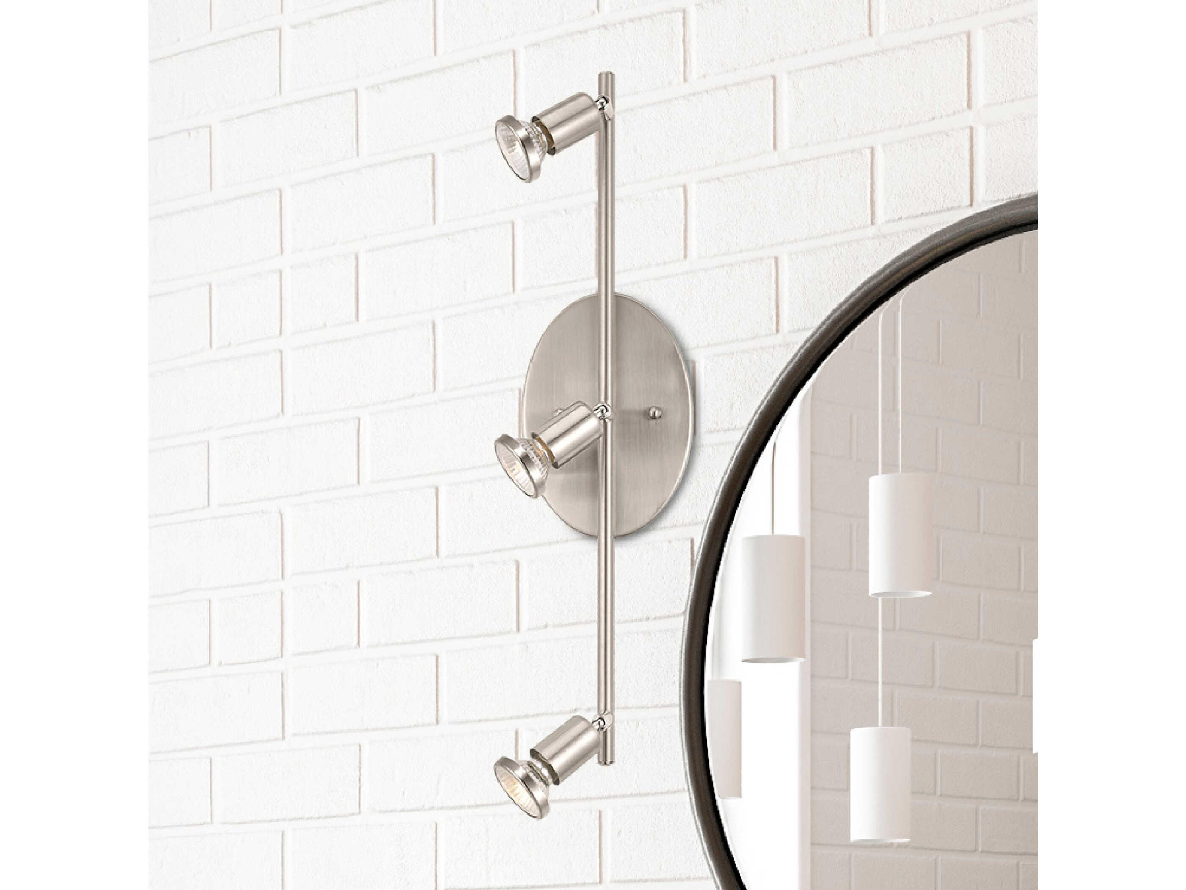 Eglo Buzz 3-Light Matte Nickel Track & Rail Light