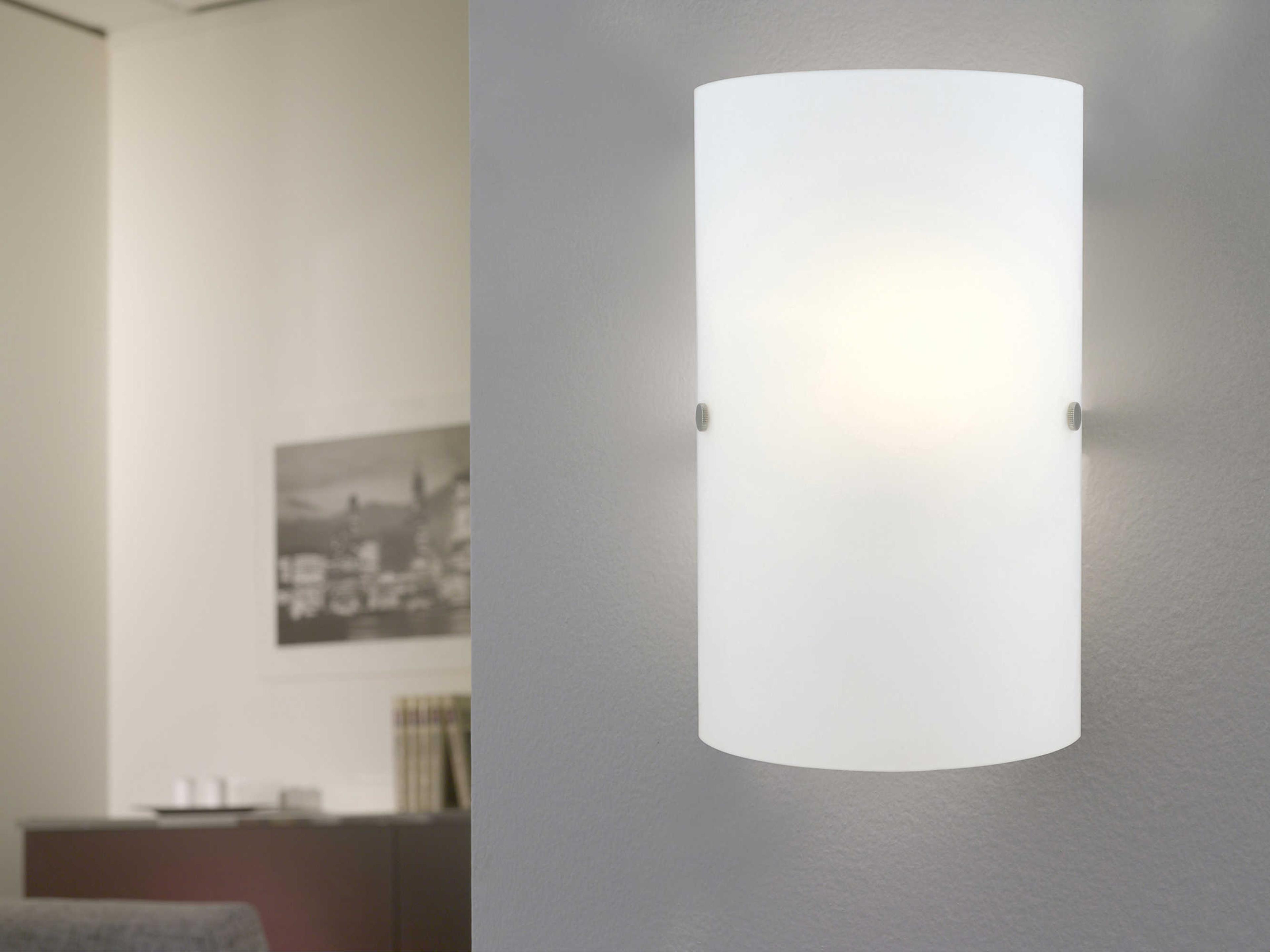 Eglo Troy 1-Light Matte Nickel Wall Sconce