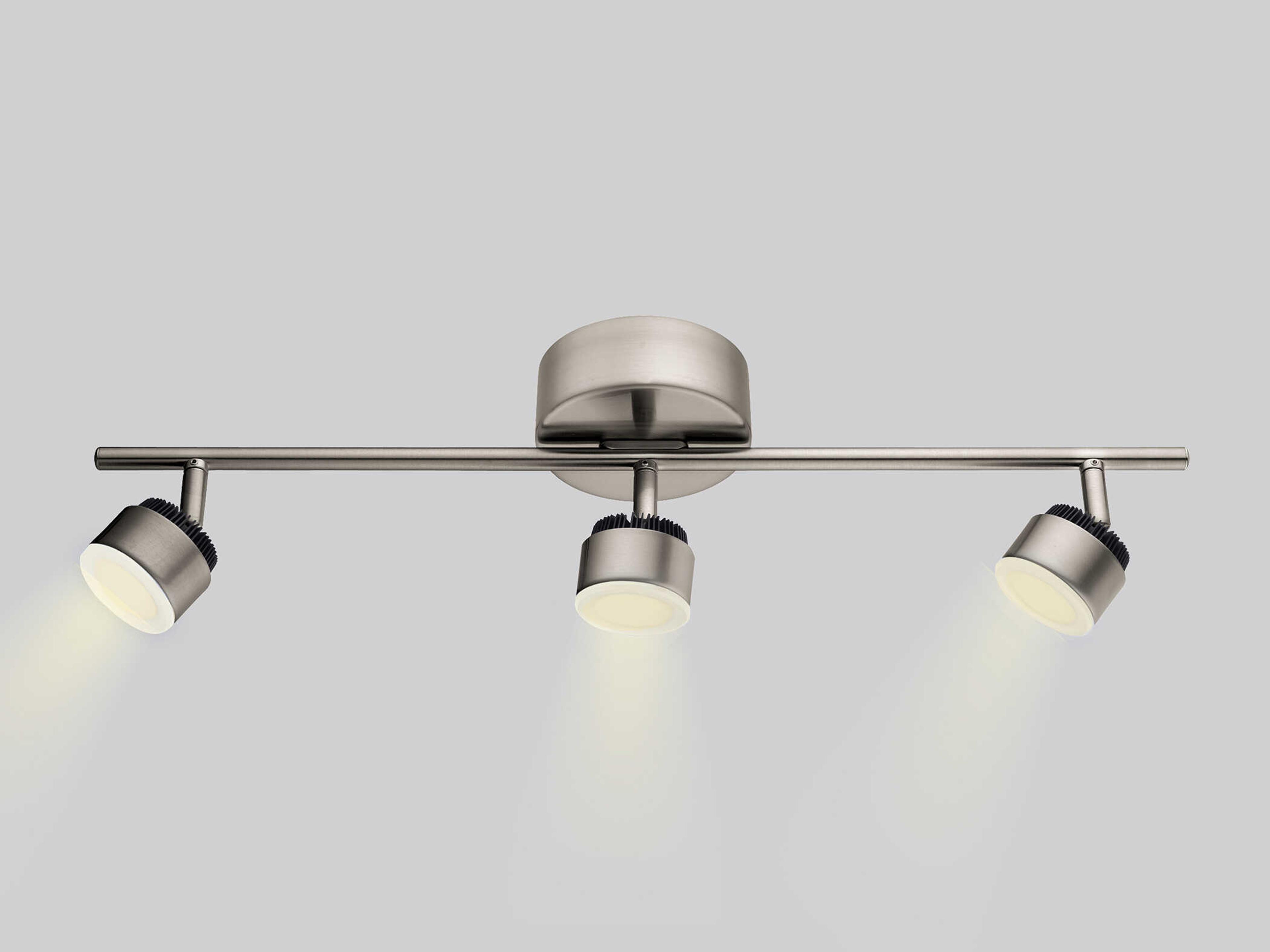 Eglo Armento 3-Light Matte Nickel Round Track & Rail Light