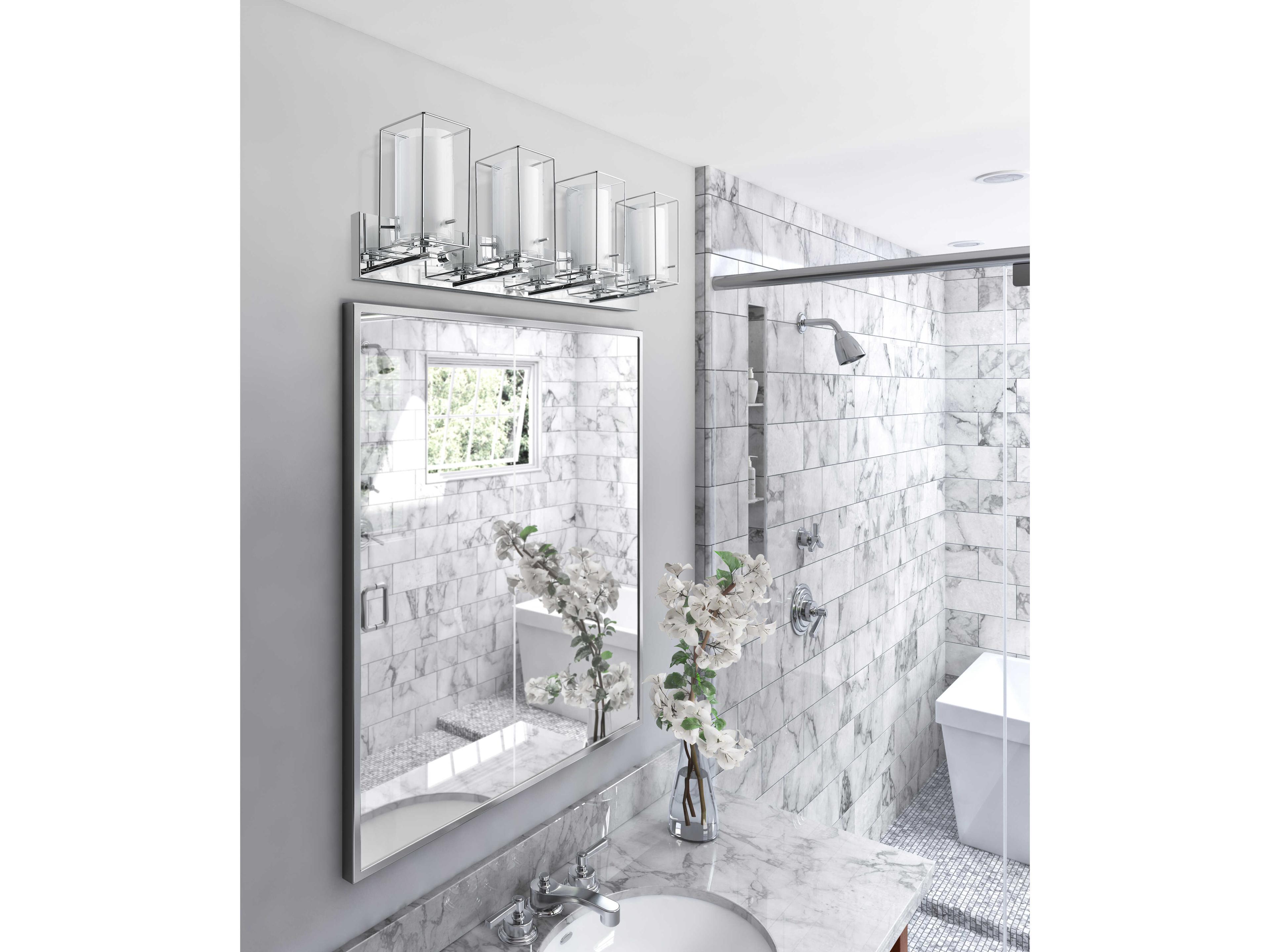 Eglo Iride 4-Light Chrome Vanity Light