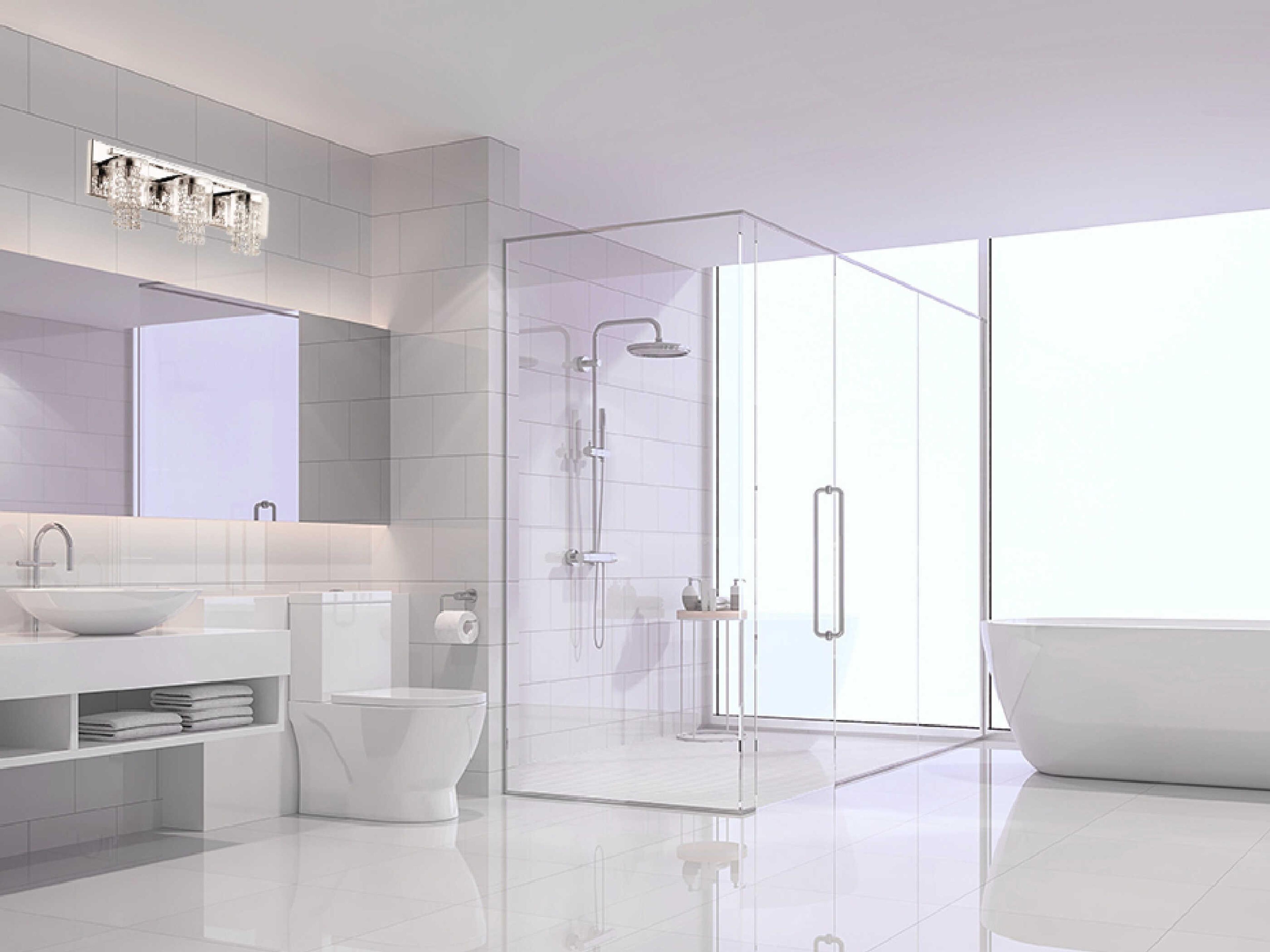 Eglo Kissling 3-Light Polished Chrome Vanity Light